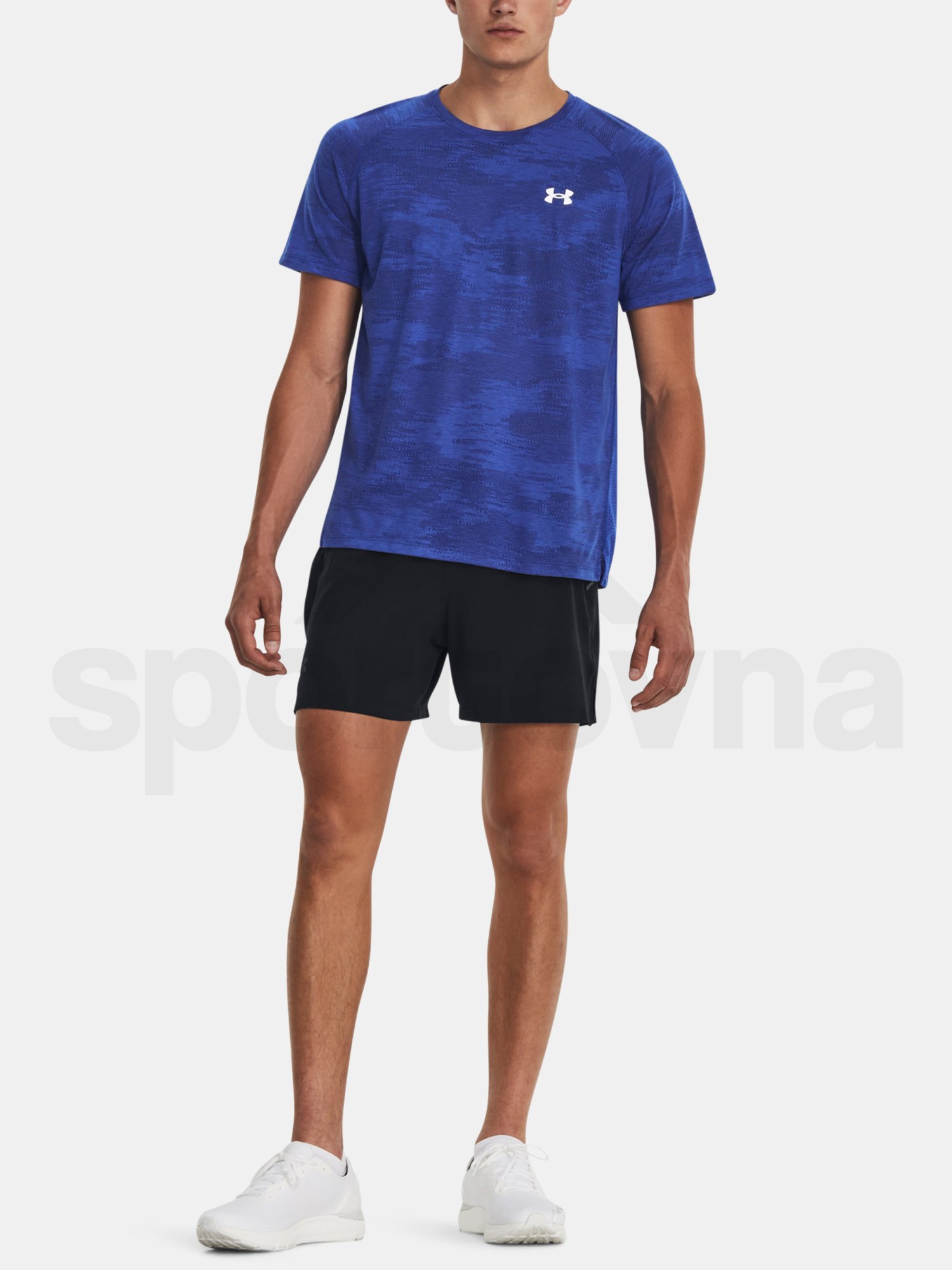 Tričko Under Armour UA STREAKER SPEEDCAMO SS-BLU