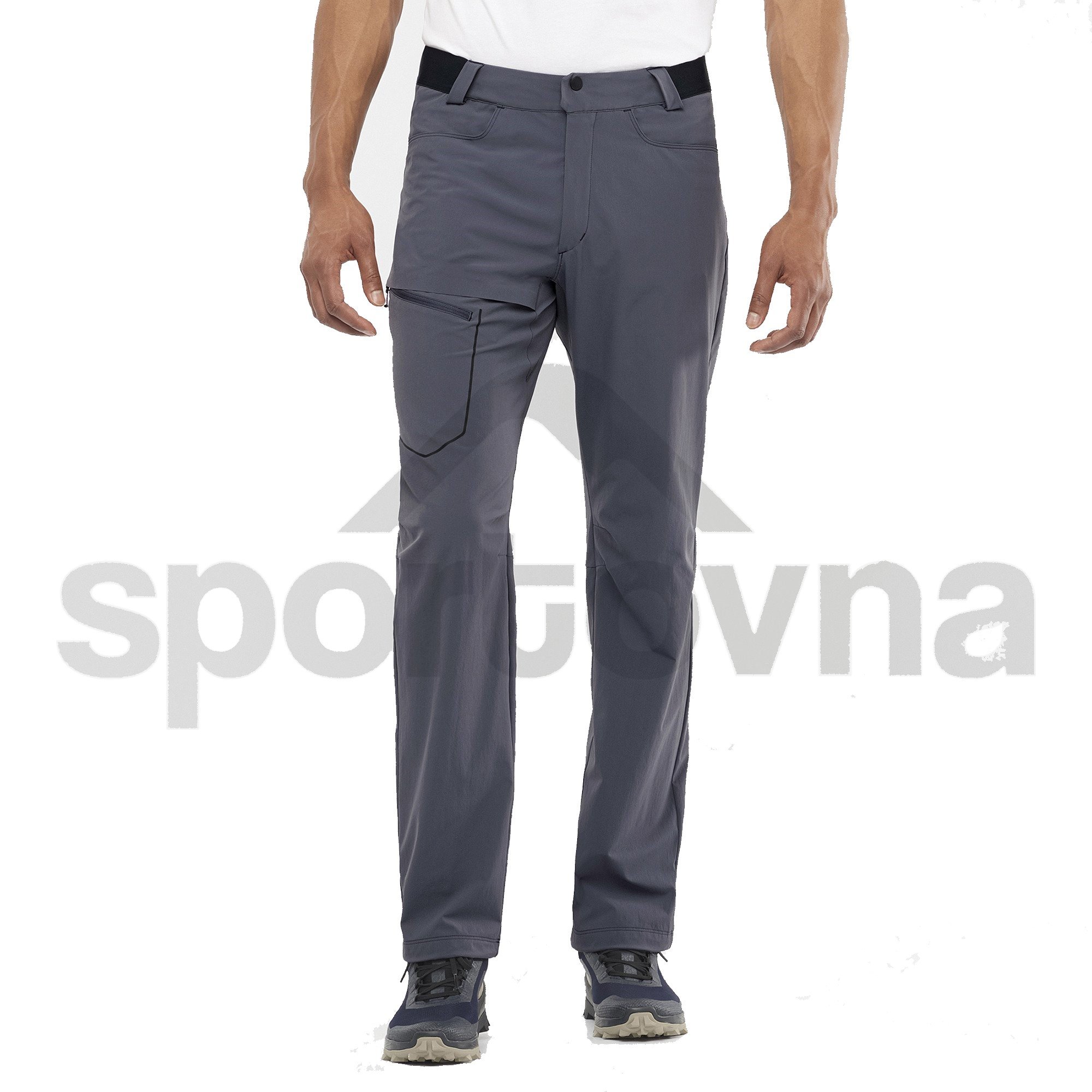 Kalhoty Salomon Wayfarer Pants M - šedá (prodloužená délka)