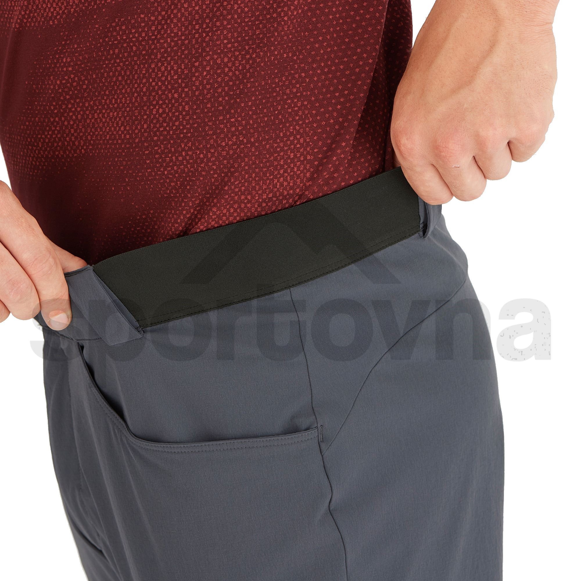 Kalhoty Salomon WAYFARER PANTS M - šedá (prodloužená délka)