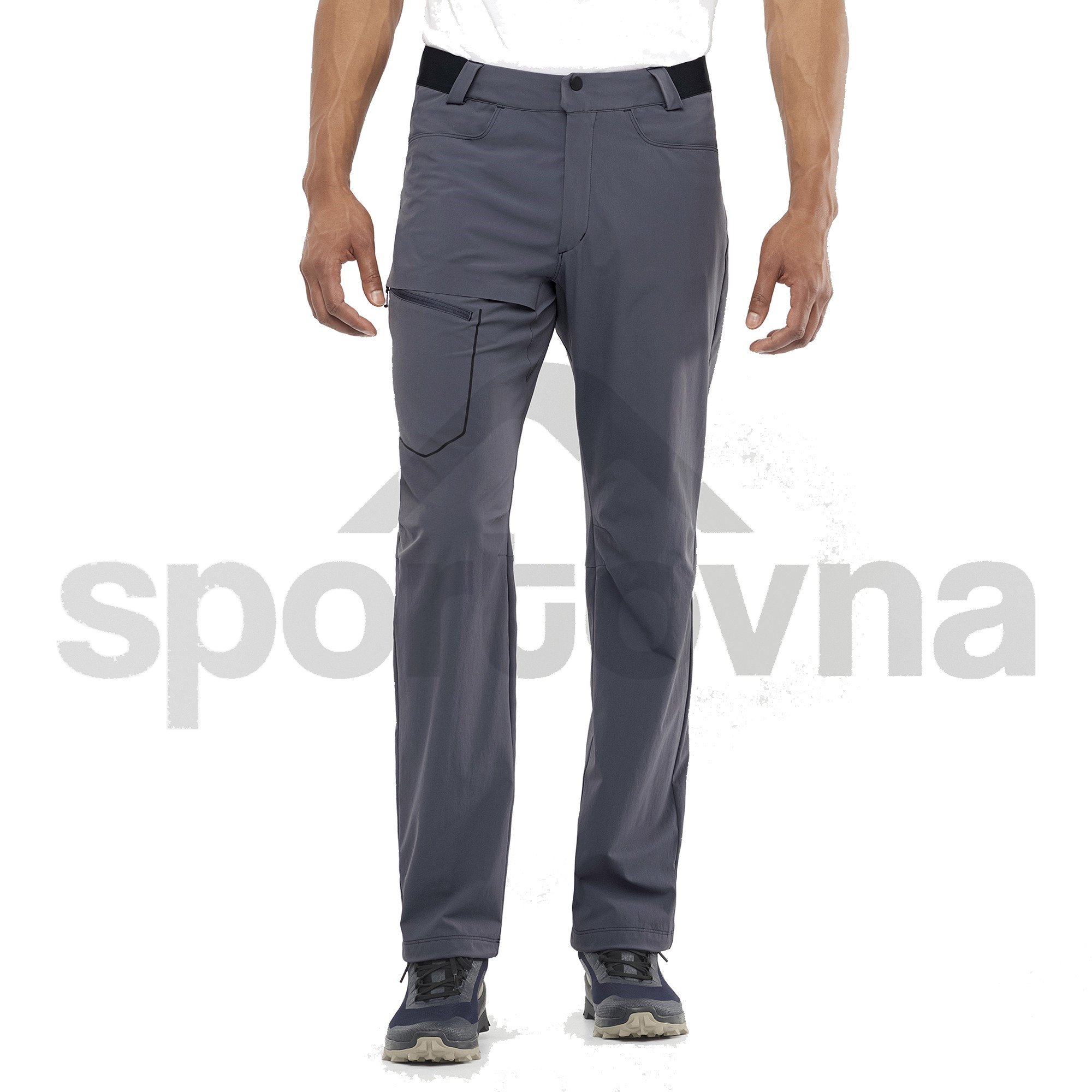Kalhoty Salomon Wayfarer Pants M - šedá (zkrácená délka)