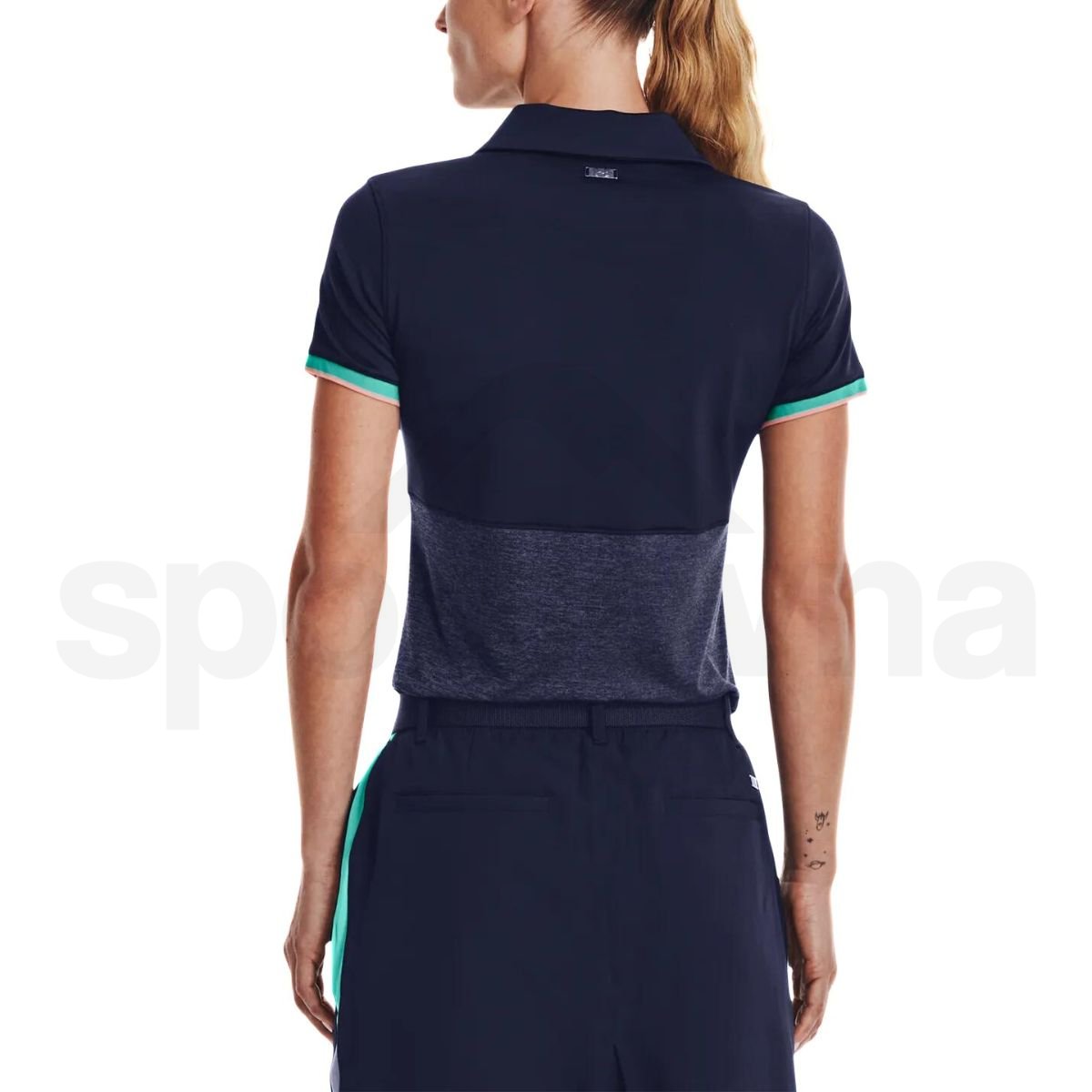 Tričko Under Armour UA Zinger Point SS Polo W - modrá