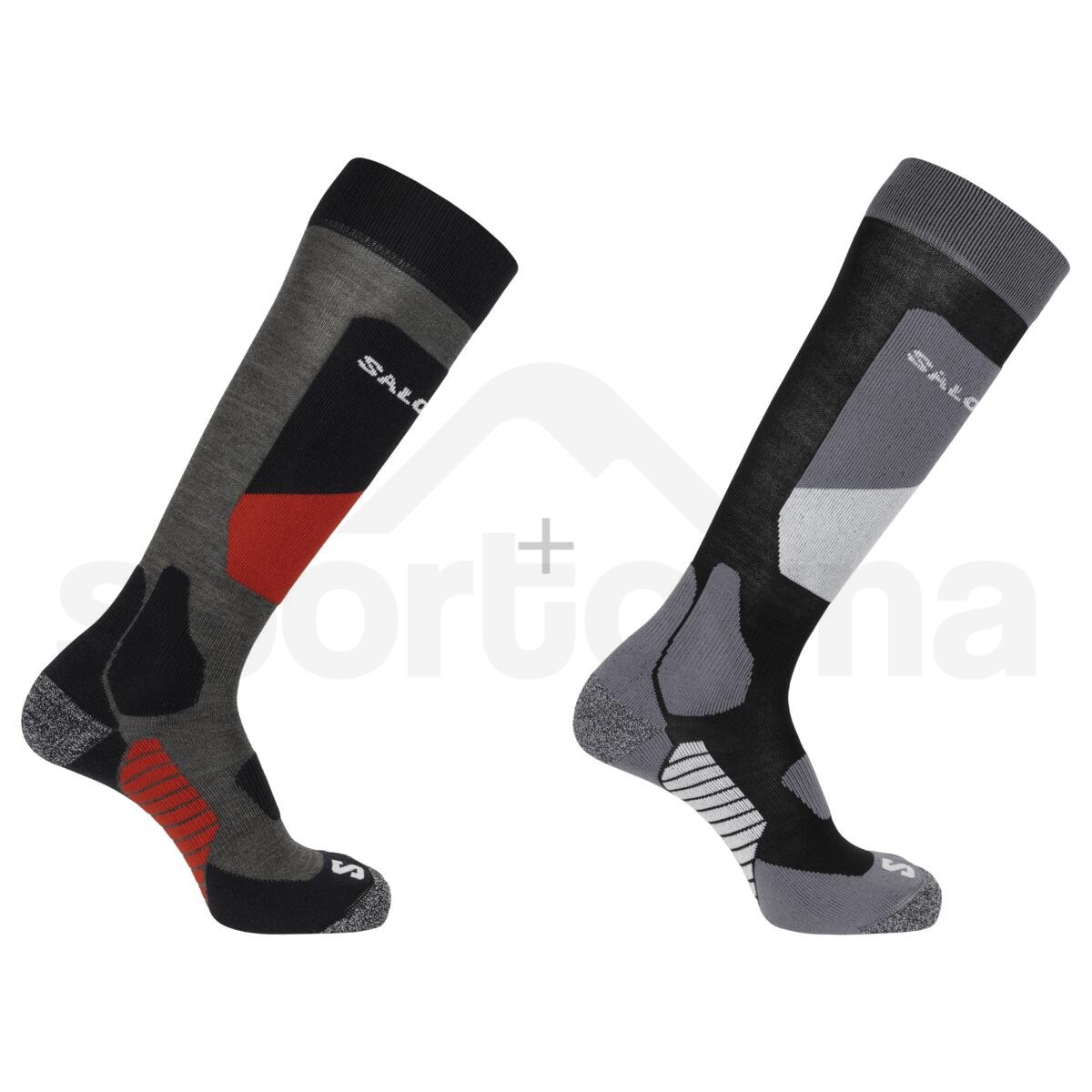 Ponožky Salomon S/Access 2-Pack - černá/šedá