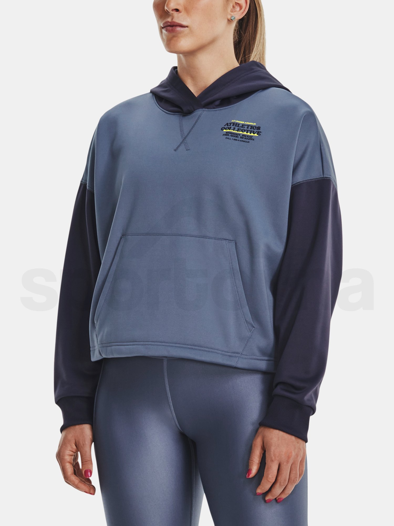 Mikina Under Armour Armour Fleece Layer - modrá