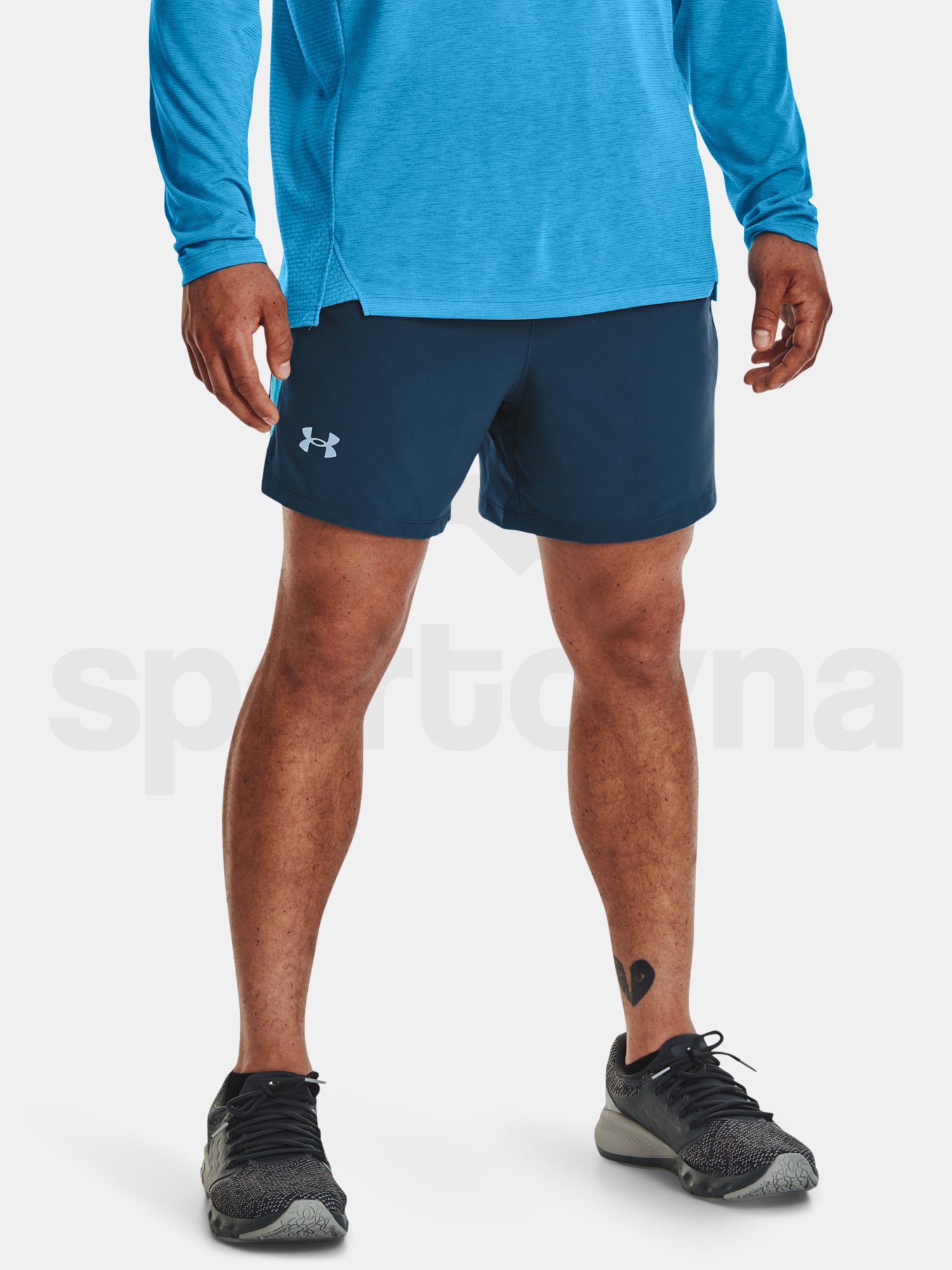 Kraťasy Under Armour UA LAUNCH 5'' SHORT-BLU