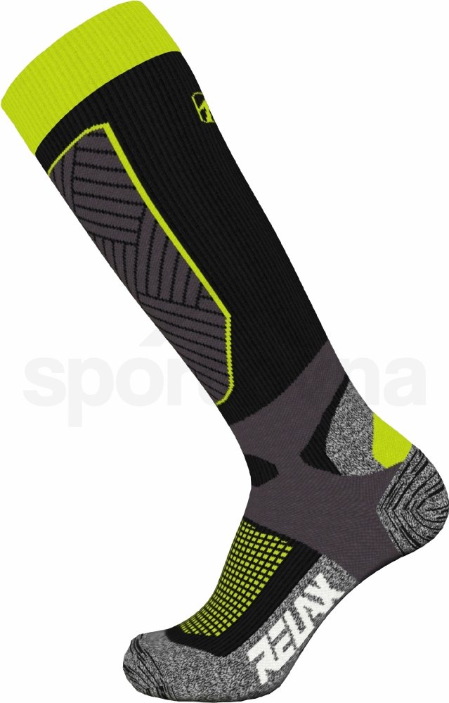 Ponožky Relax Compress RSO30A - černá/žlutá