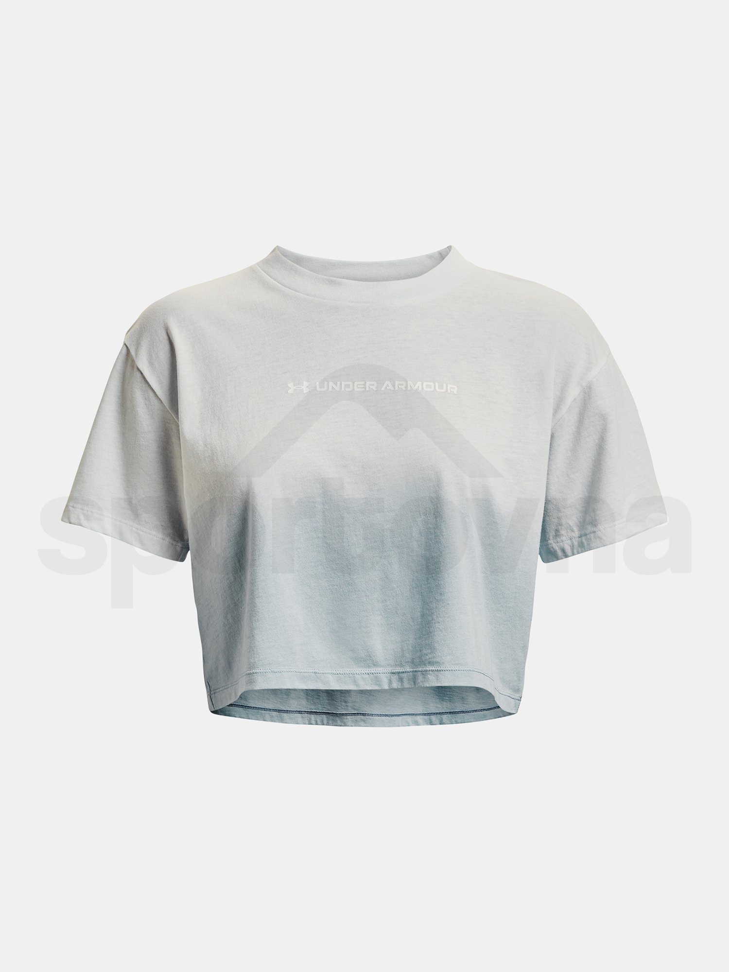 Tričko Under Armour UA DIP DYE CROP SS - sivá