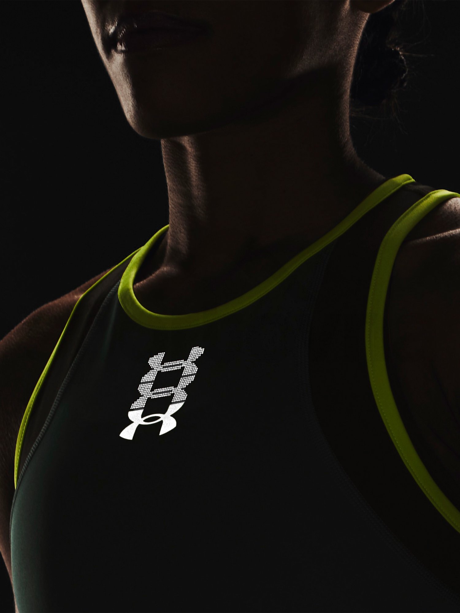 Tielko Under Armour UA Run Anywhere TANK - modrá