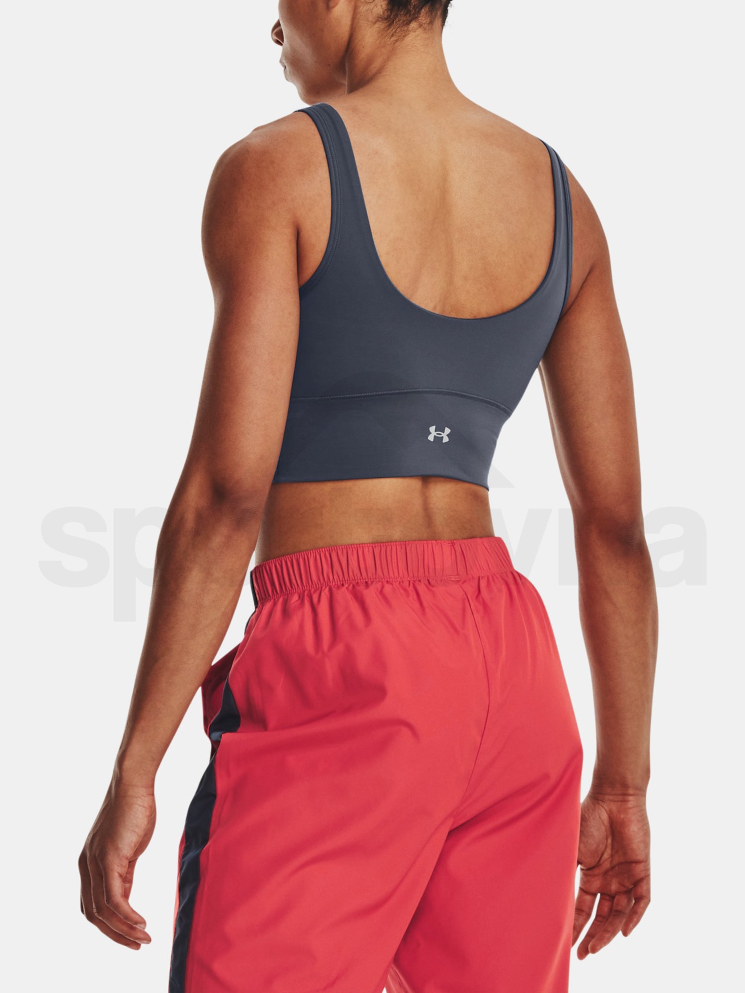 Tílko Under Armour Meridian Fitted Crop Tank-GRY