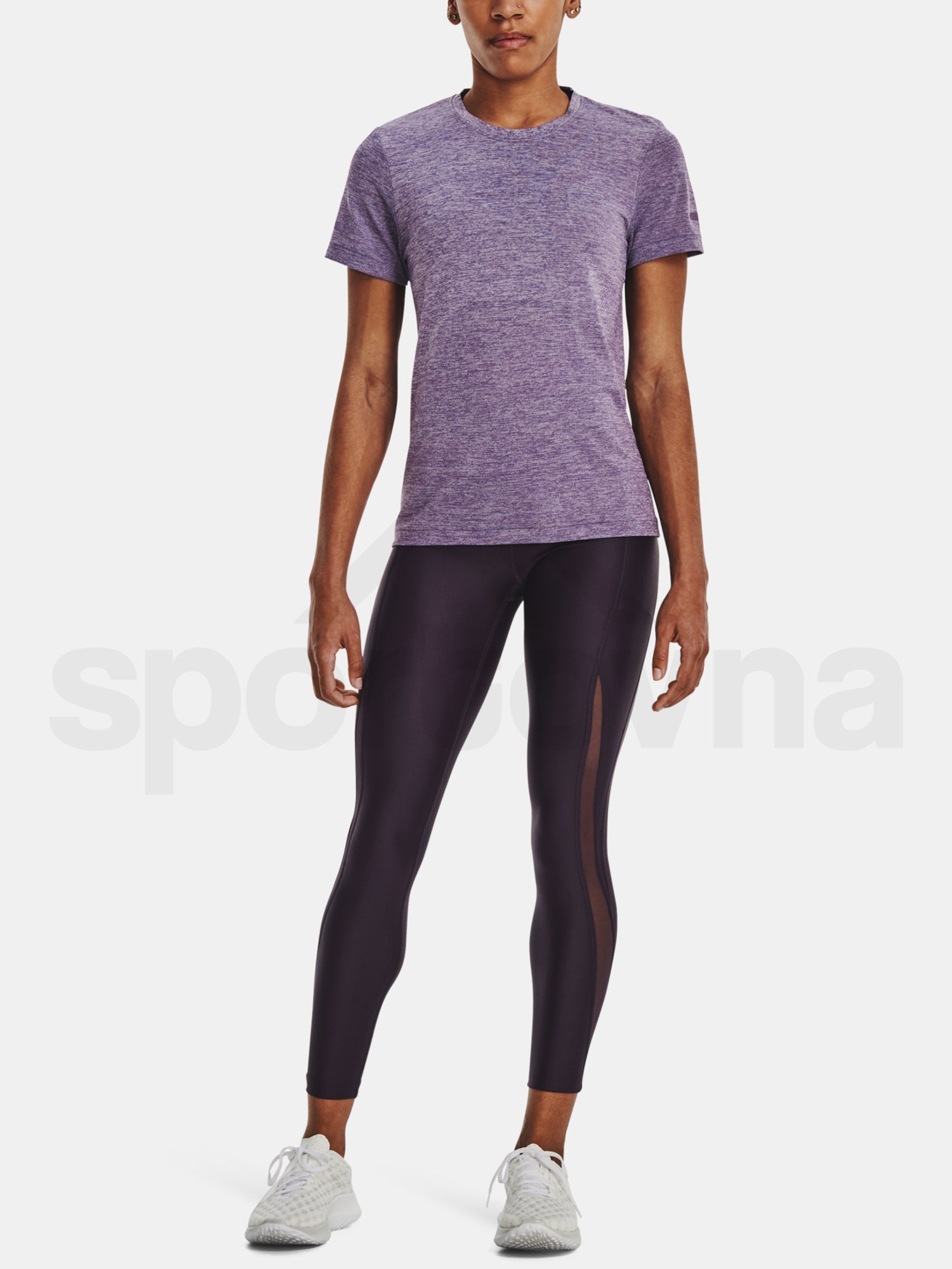 Legíny Under Armour FlyFast Elite IsoChill Ankle Tight-PPL