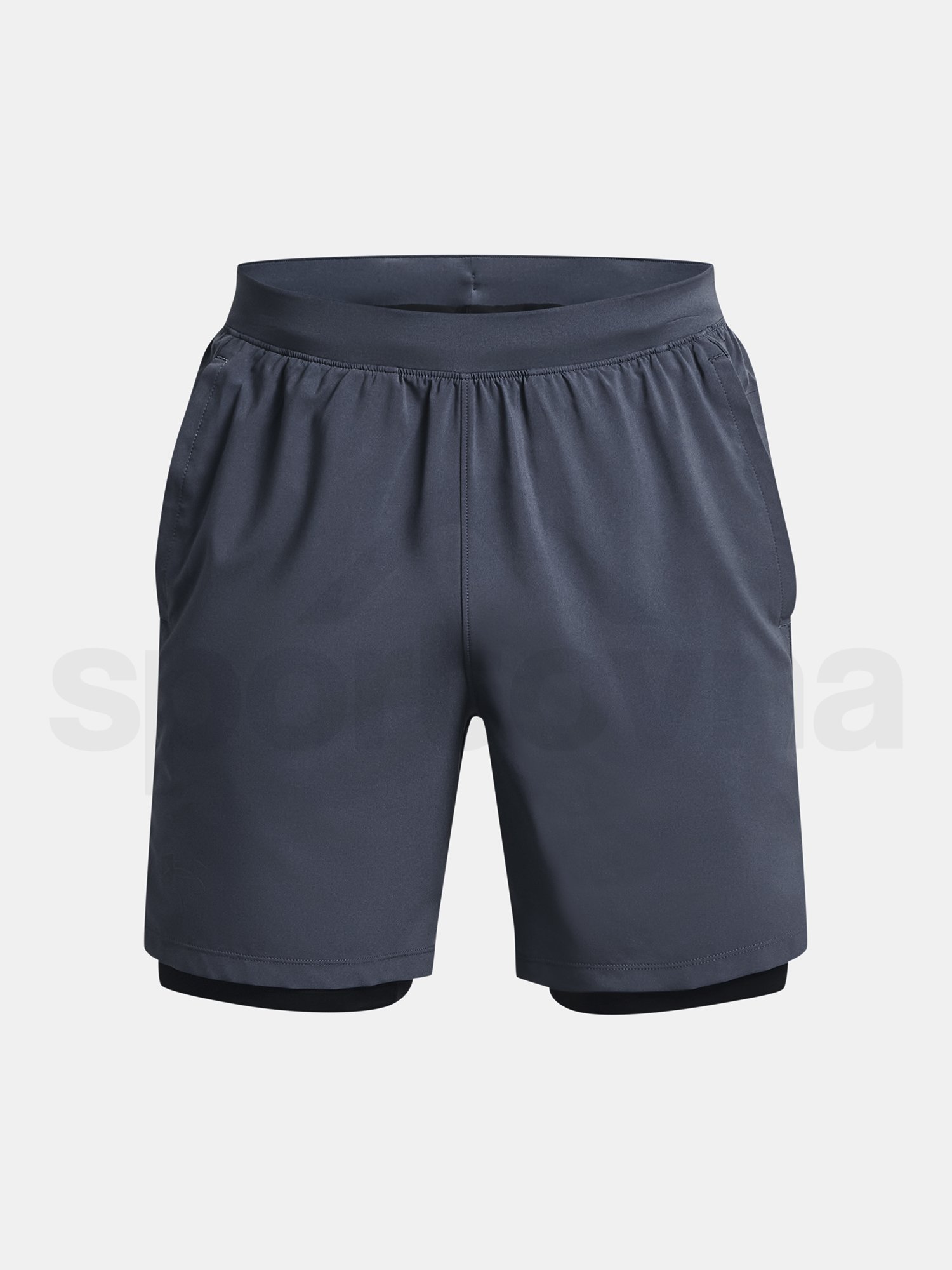 Kraťasy Under Armour UA LAUNCH 7'' 2-IN-1 SHORT-GRY