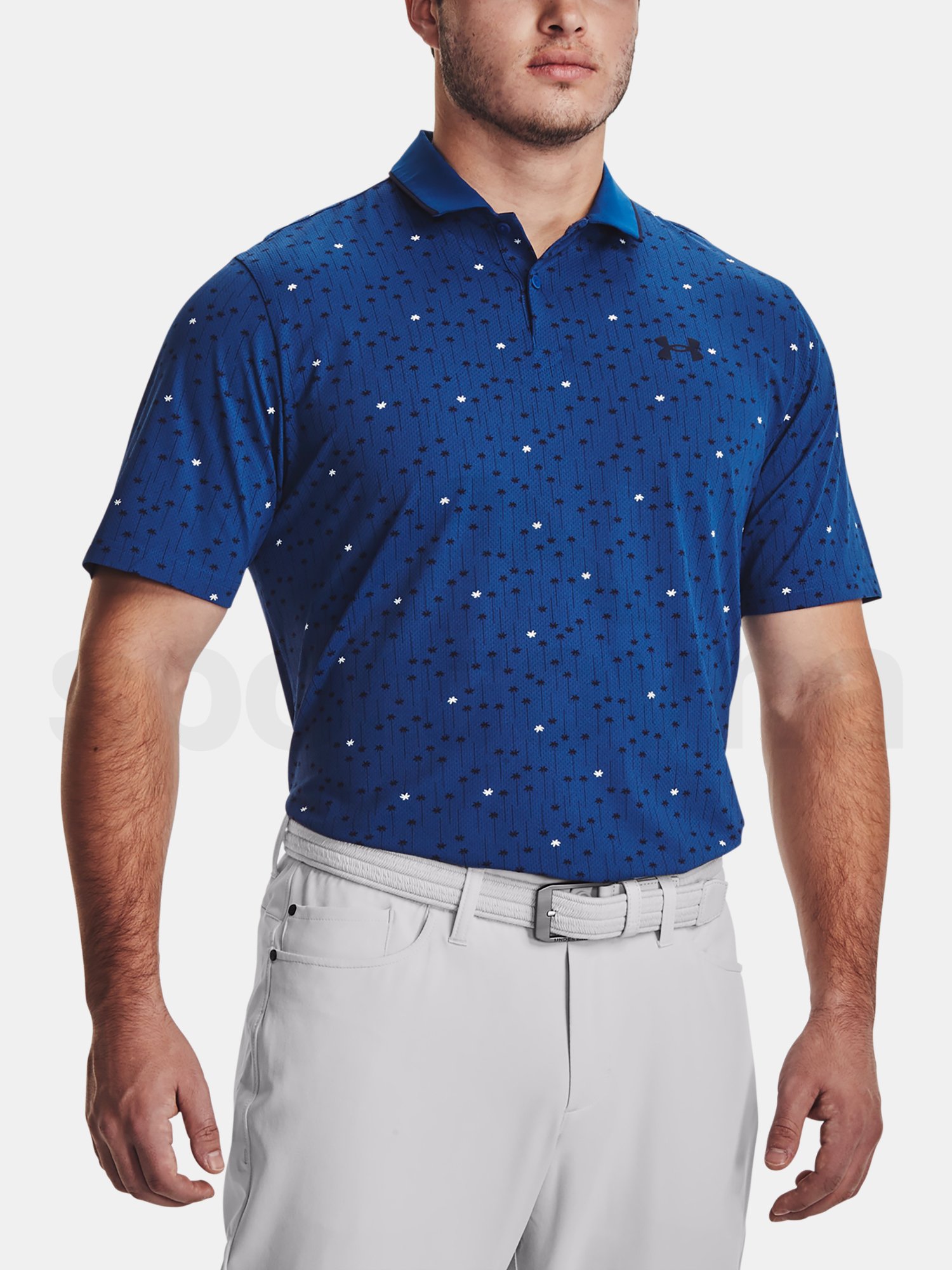 Tričko Under Armour UA Iso-Chill Edge Polo M - modrá