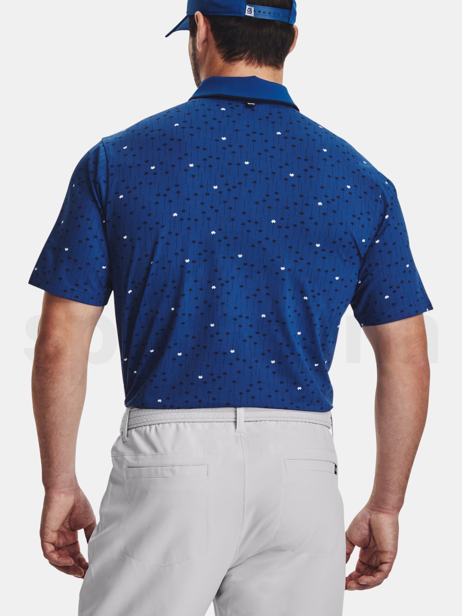 Tričko Under Armour UA Iso-Chill Edge Polo M - modrá