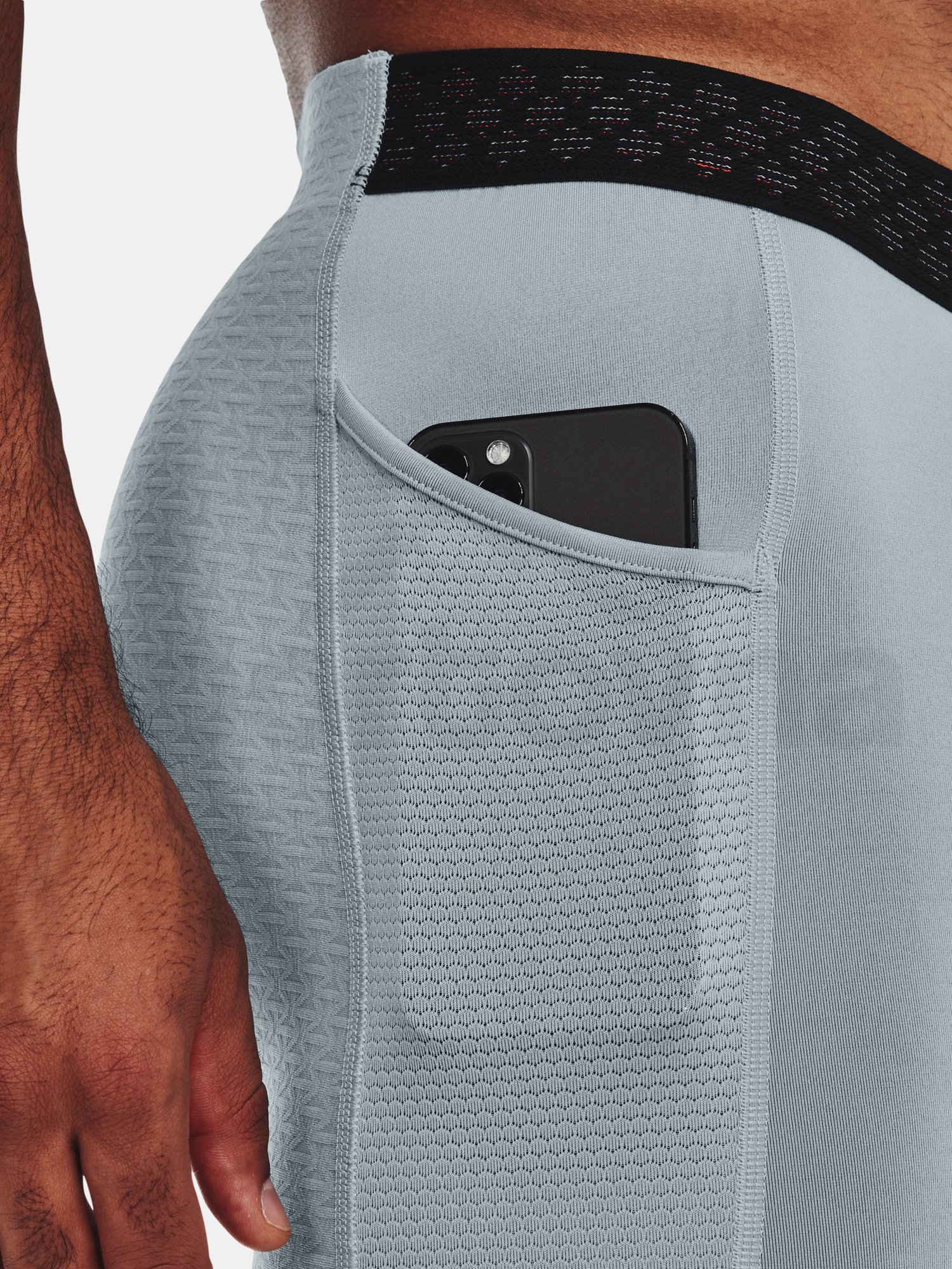 Šortky Under Armour UA SmartForm Rush Lng Shorts - modrá