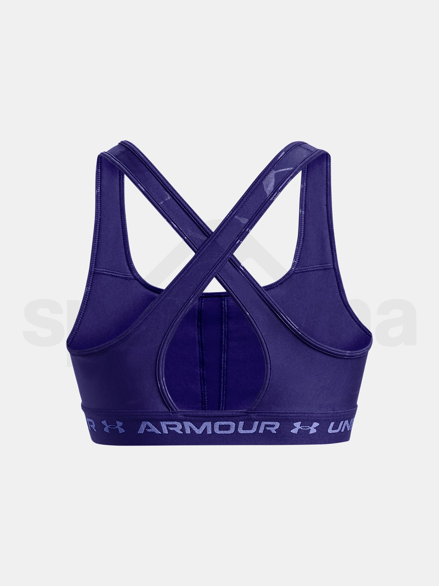 Podprsenka Under Armour UA Crossback Mid Emboss-BLU