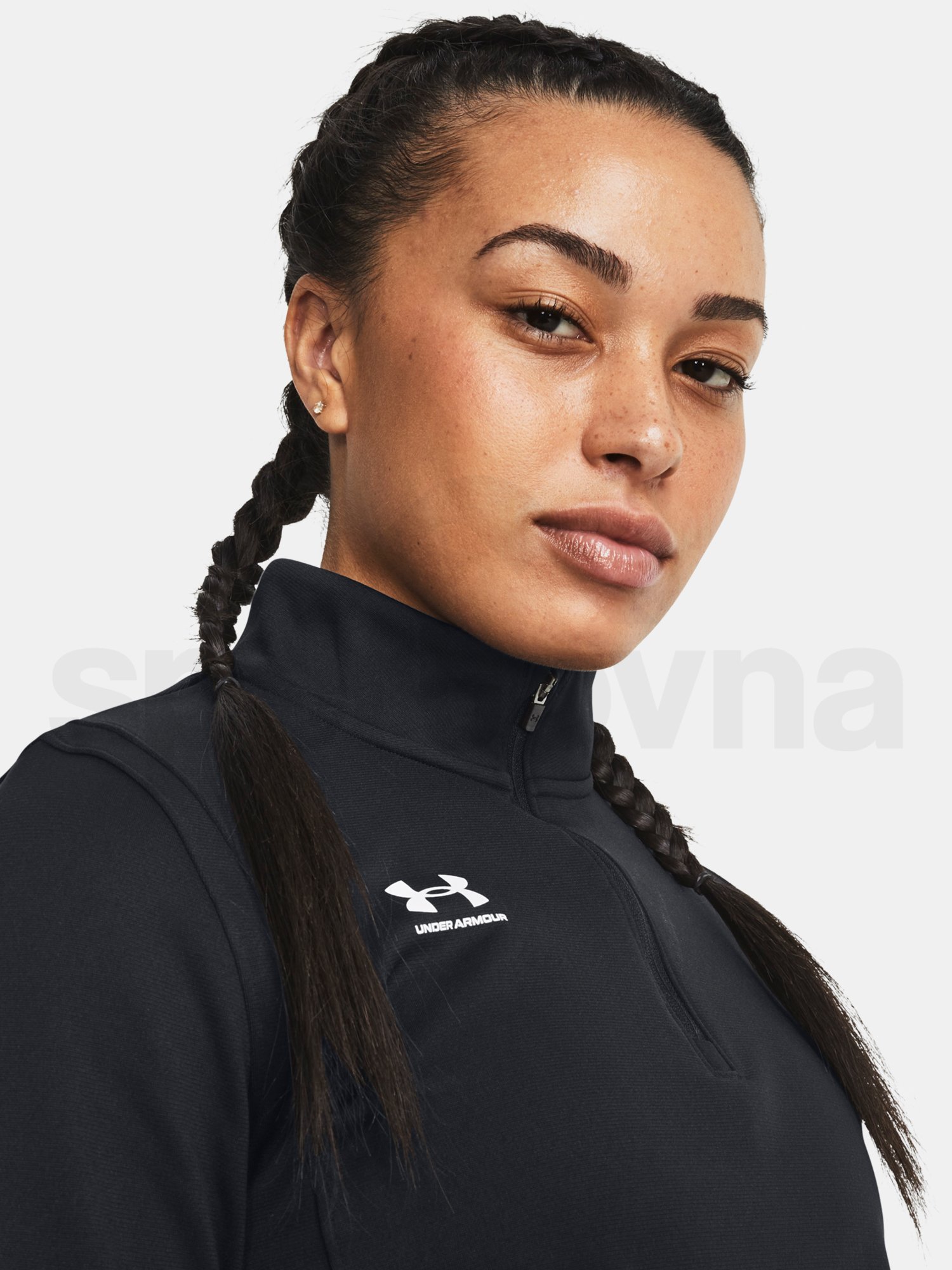 Tričko Under Armour UA W's Ch. Midlayer - čierna