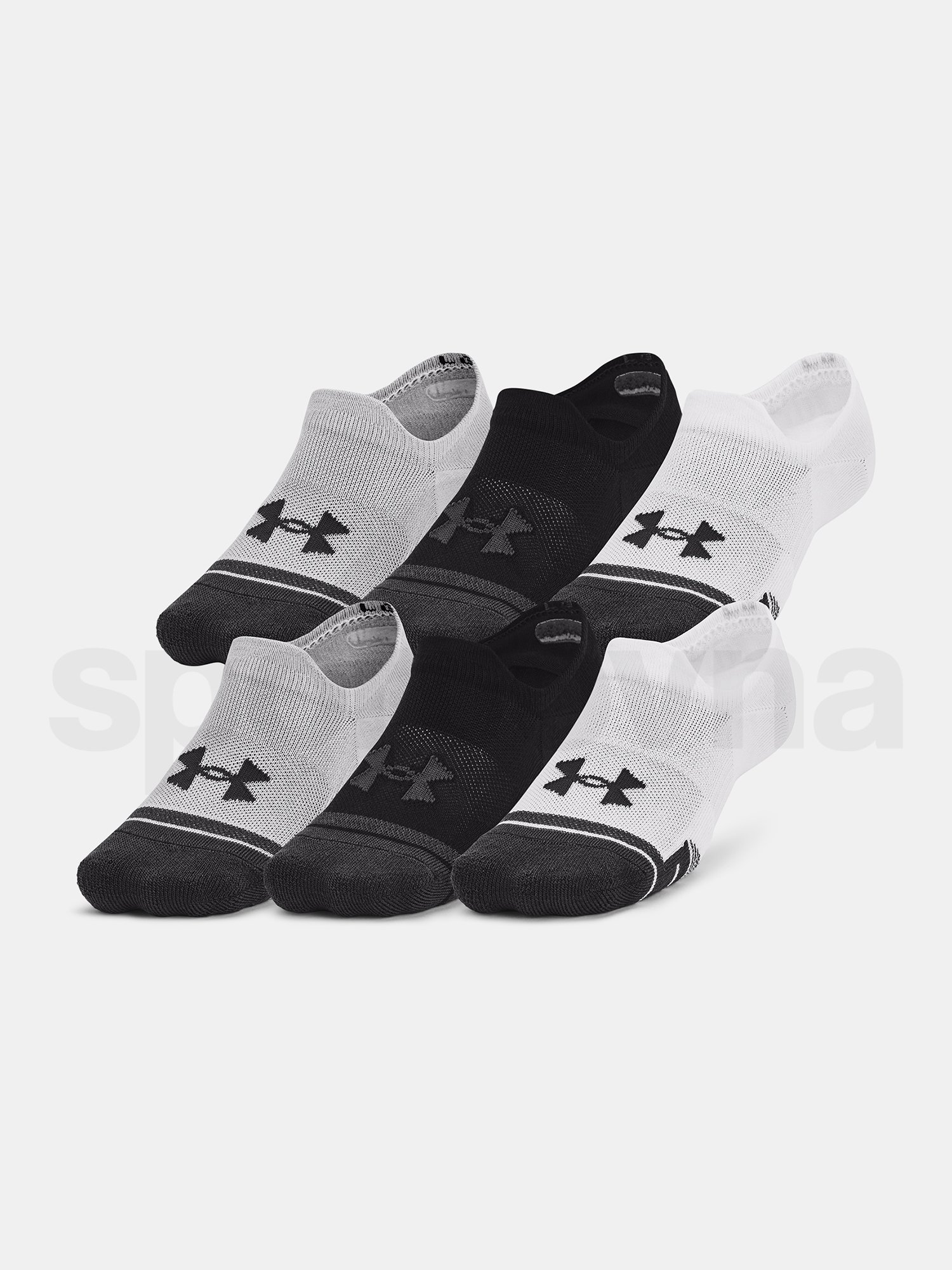 Ponožky Under Armour UA Performance Tech 3pk ULT - černá/šedá