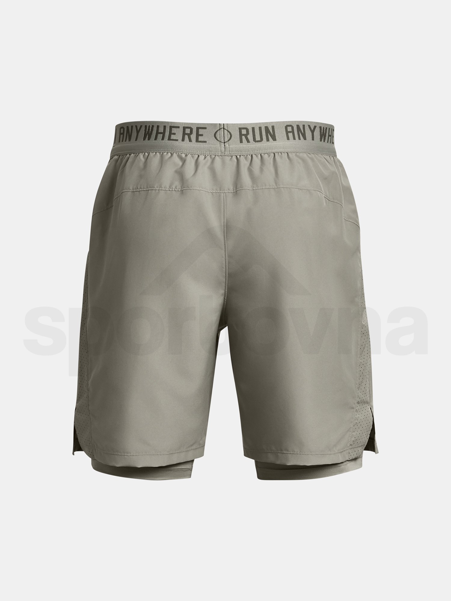 Šortky Under Armour RUN ANYWHERE SHORT - zelená