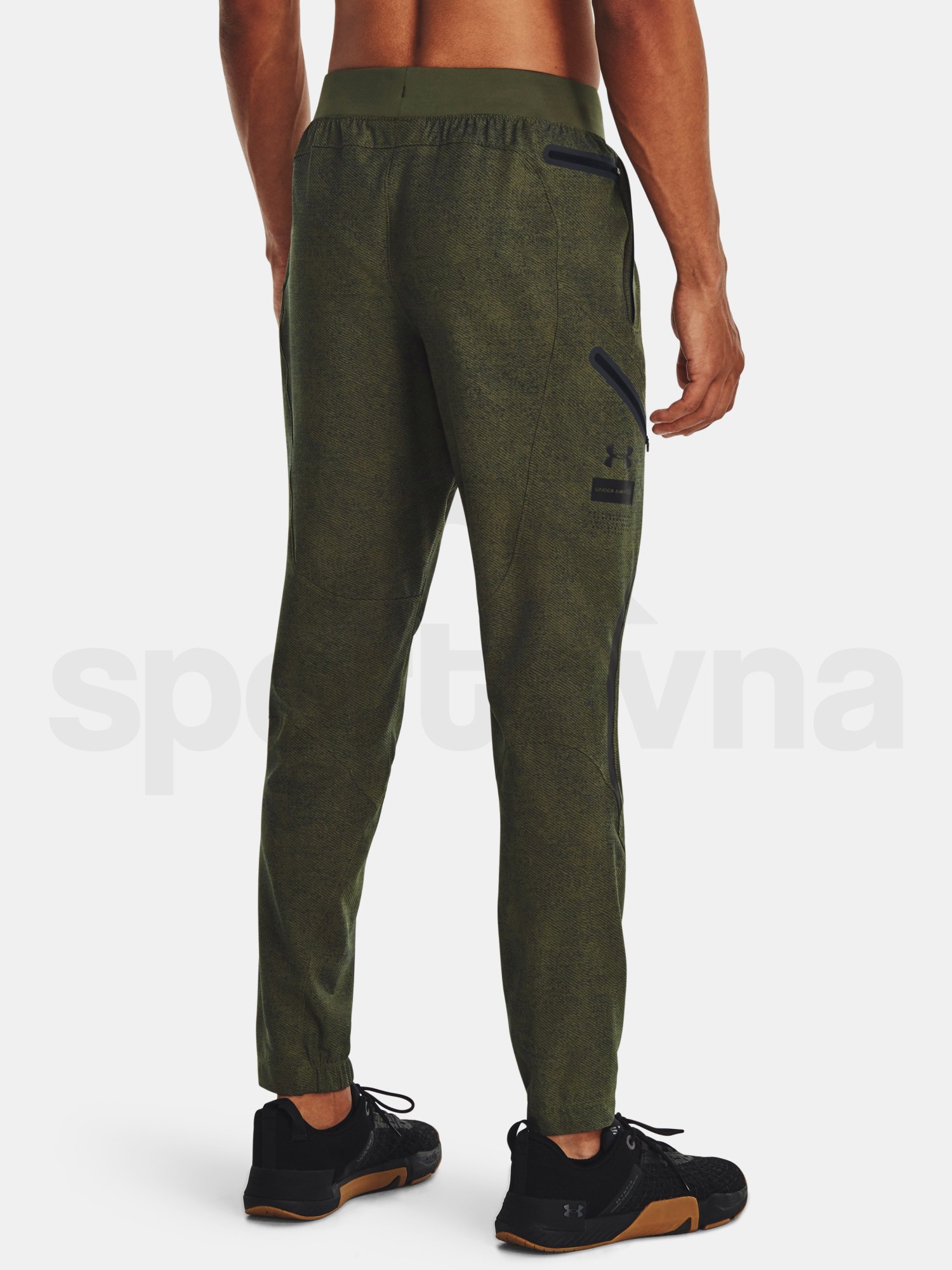 Nohavice Under Armour UA UNSTOPPABLE CARGO PANTS - zelená