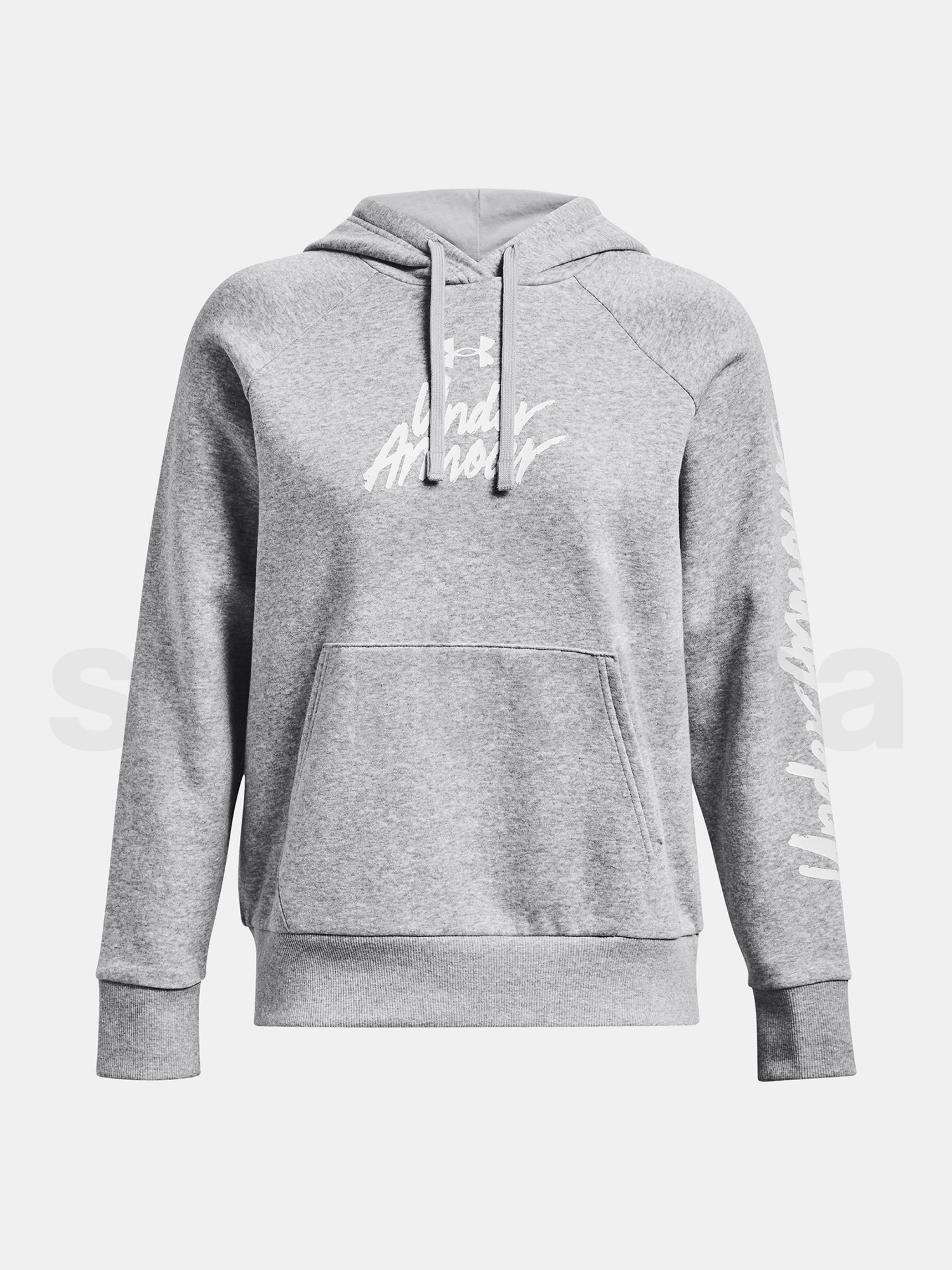 Mikina Under Armour UA Rival Fleece Graphic Hdy-GRY