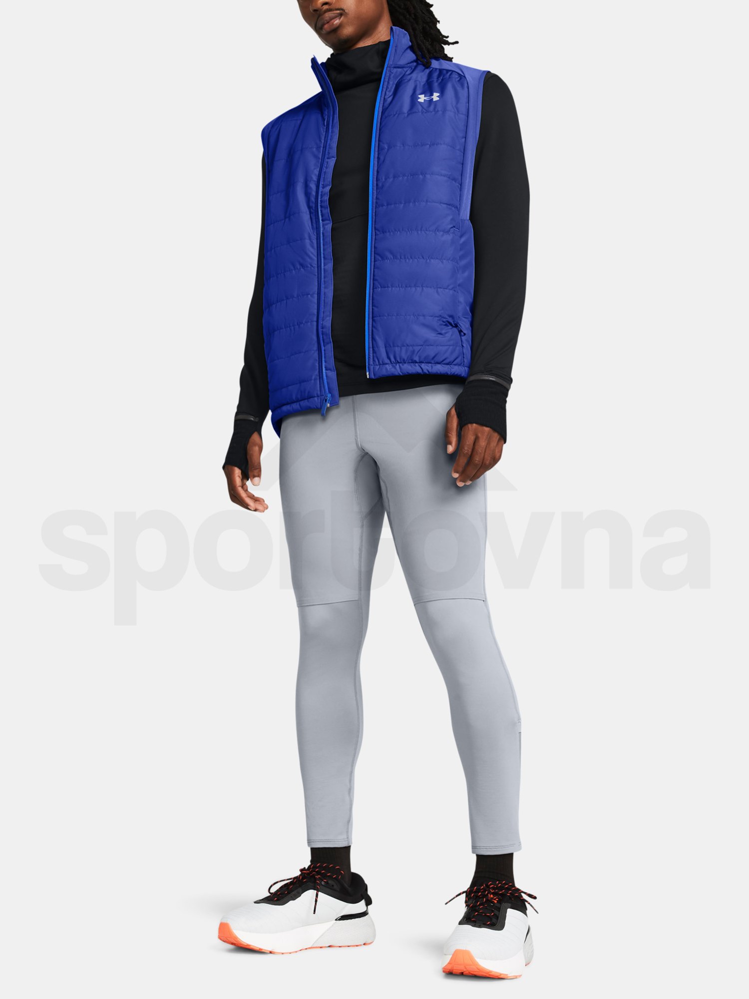 Sportovní kalhoty Under Armour QUALIFIER ELITE COLD TIGHT-GRY