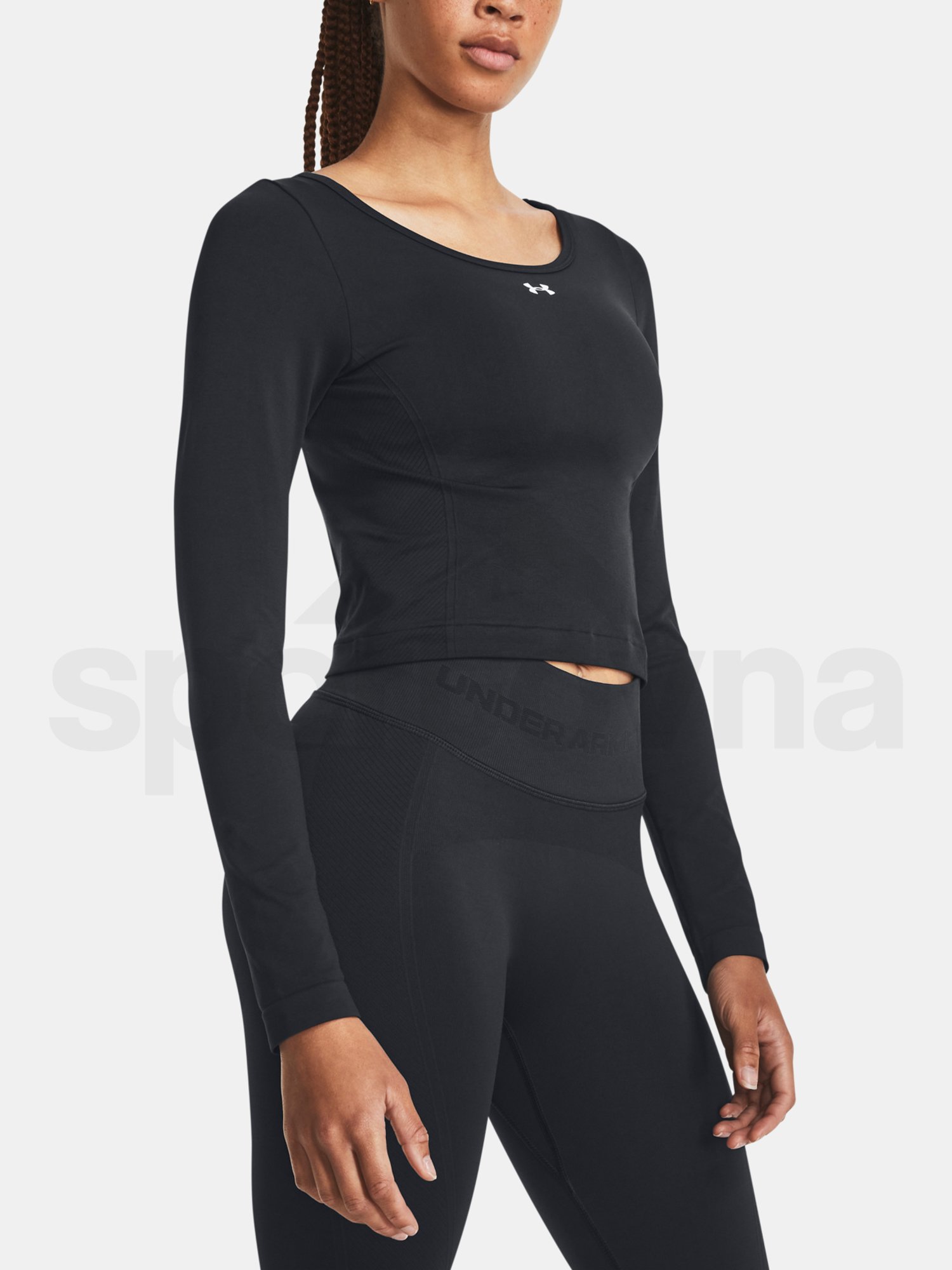 Tričko Under Armour UA Train Seamless LS-BLK