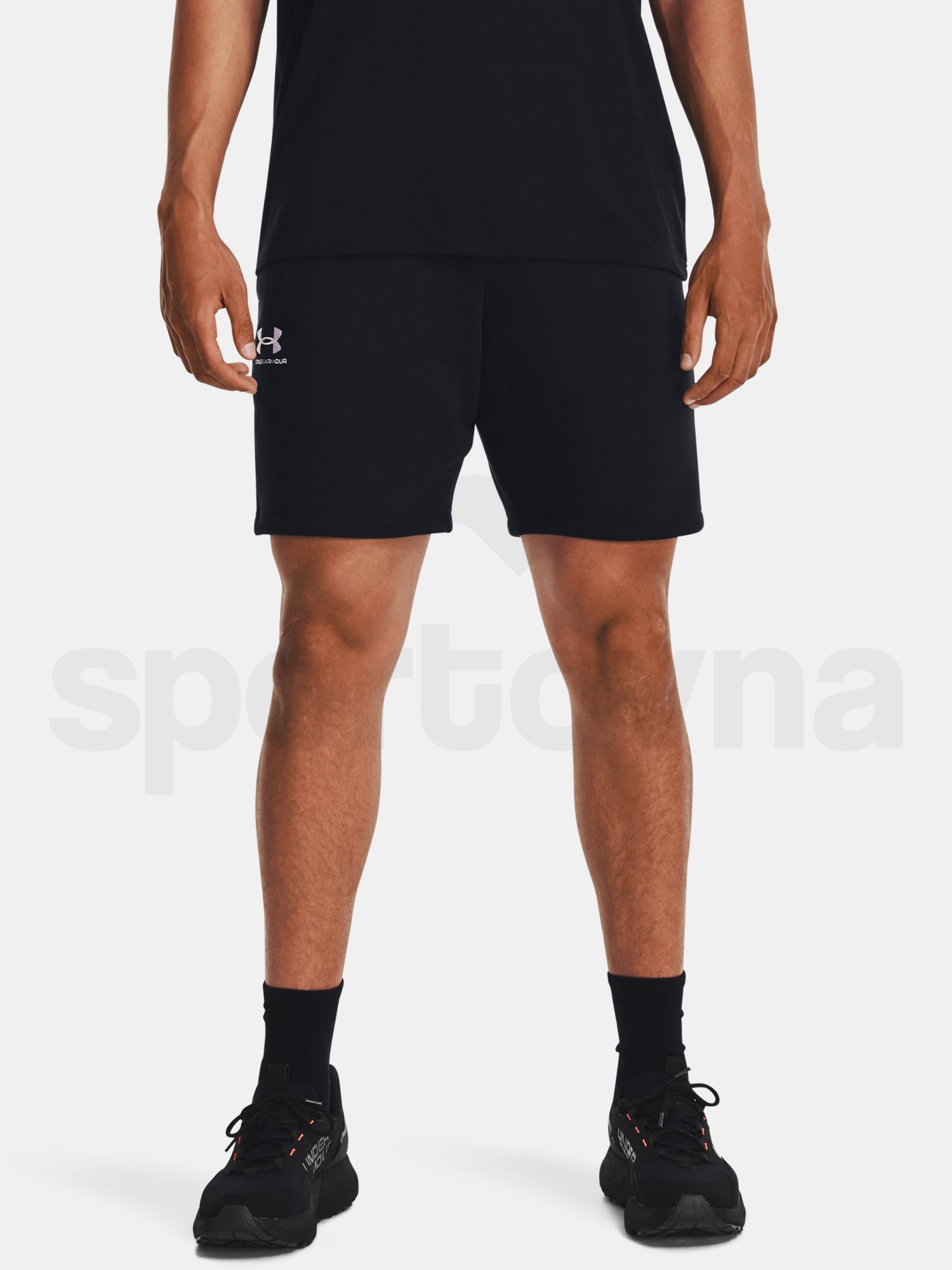 Kraťasy Under Armour UA Essential Fleece Shorts-BLK