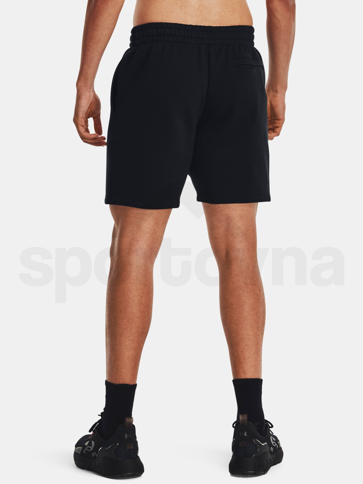 Kraťasy Under Armour UA Essential Fleece Shorts-BLK