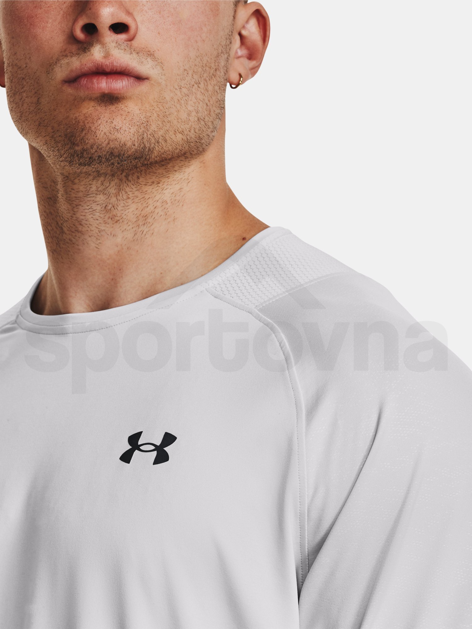 Tričko Under Armour UA Rush Emboss SS-GRY