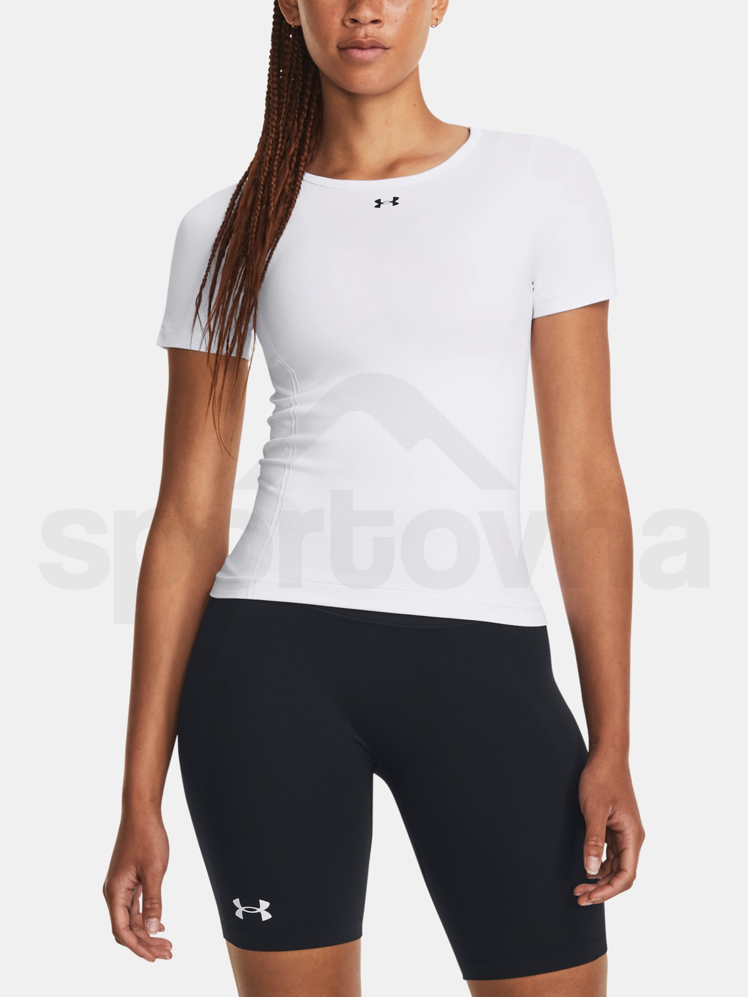 Tričko Under Armour UA Train Seamless SS - biela