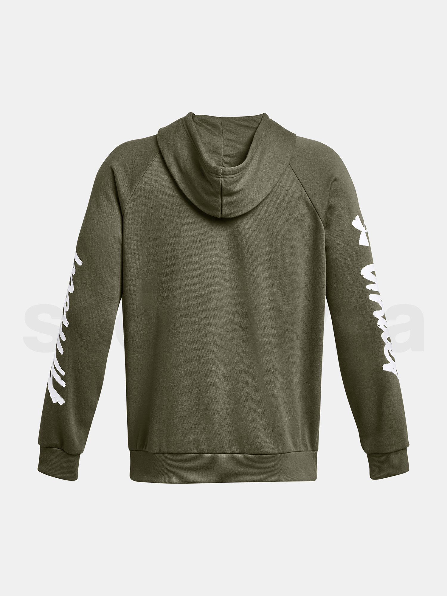 Mikina Under Armour UA Rival Fleece Graphic HD - zelená