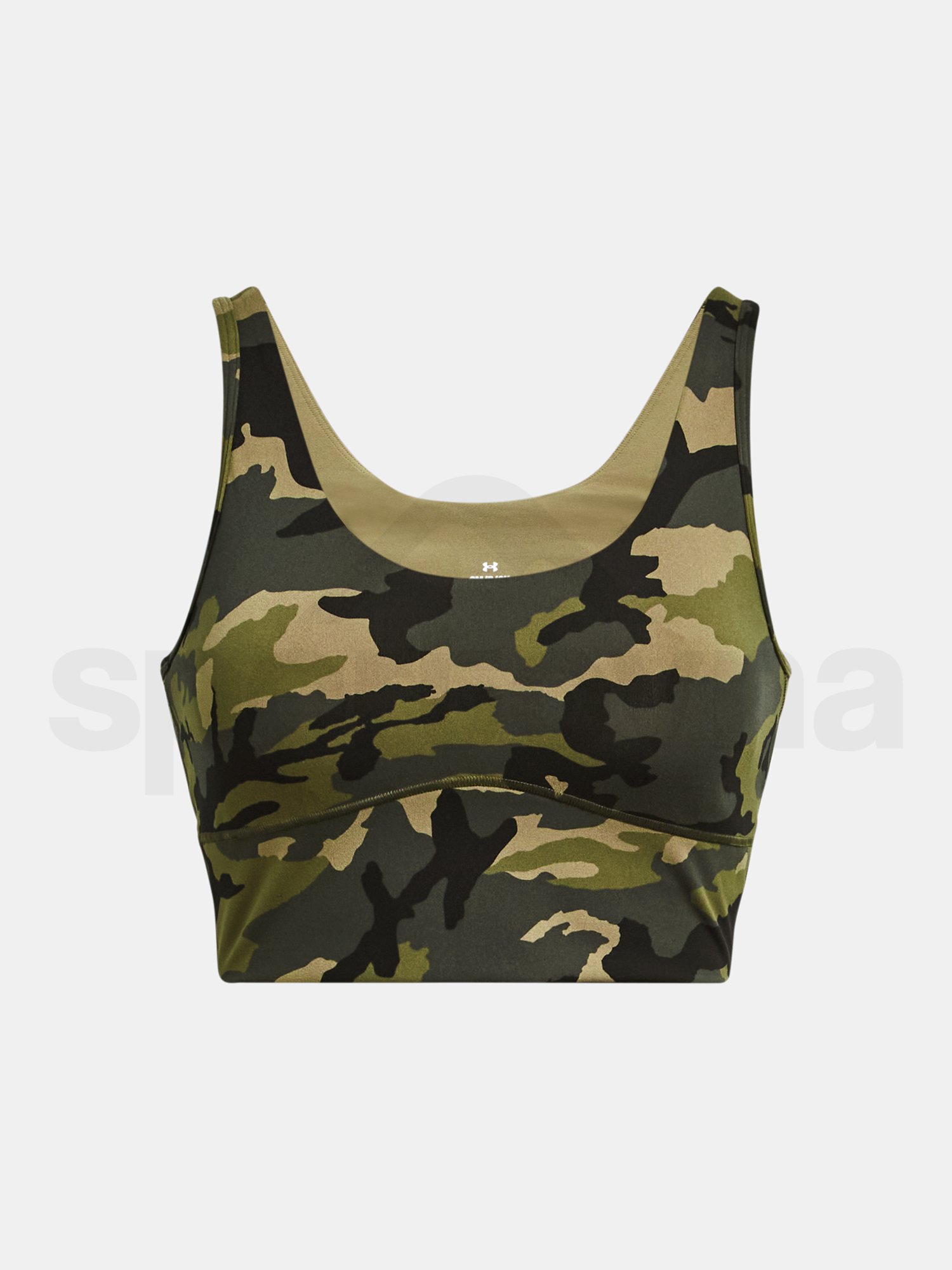 Tílko Under Armour Meridian Fitted CropTankPrnt-GRN