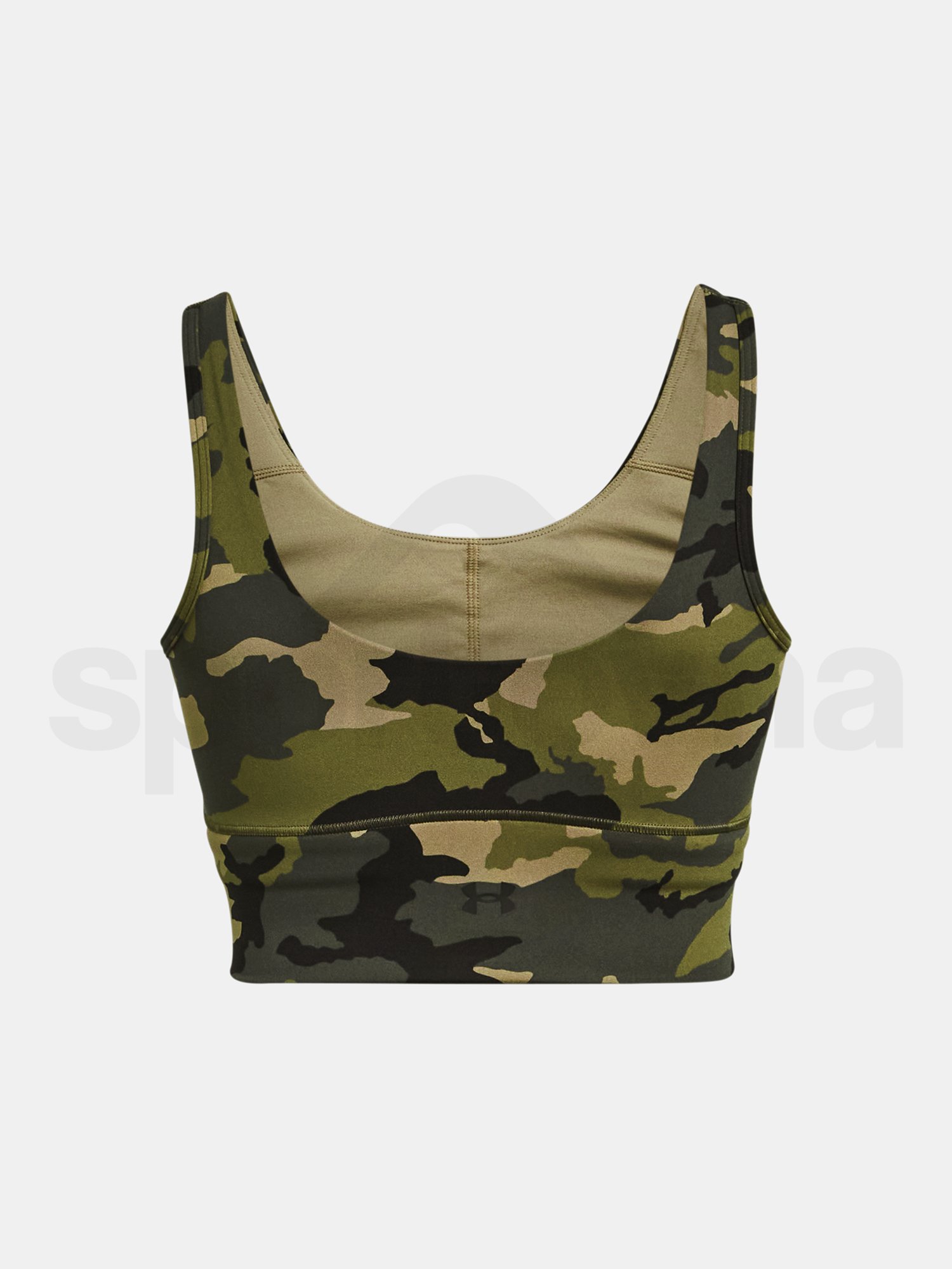 Tílko Under Armour Meridian Fitted CropTankPrnt-GRN