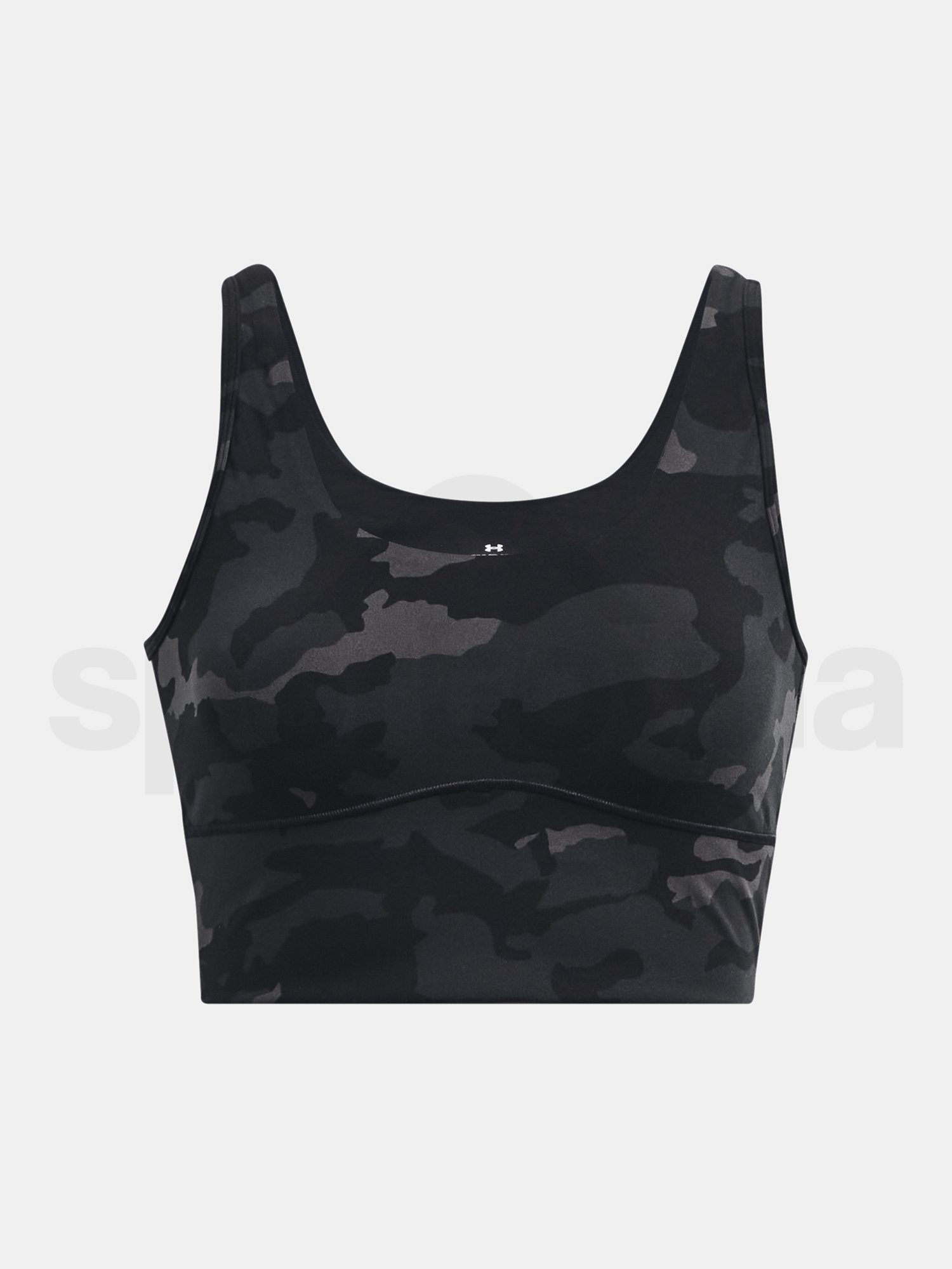 Tílko Under Armour Meridian Fitted CropTankPrnt-BLK