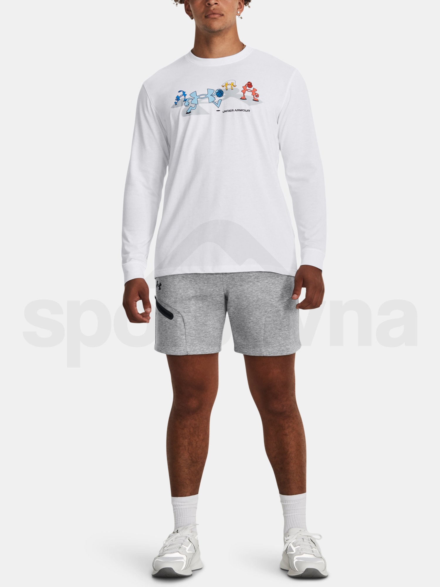 Kraťasy Under Armour UA Unstoppable Flc Shorts-GRY
