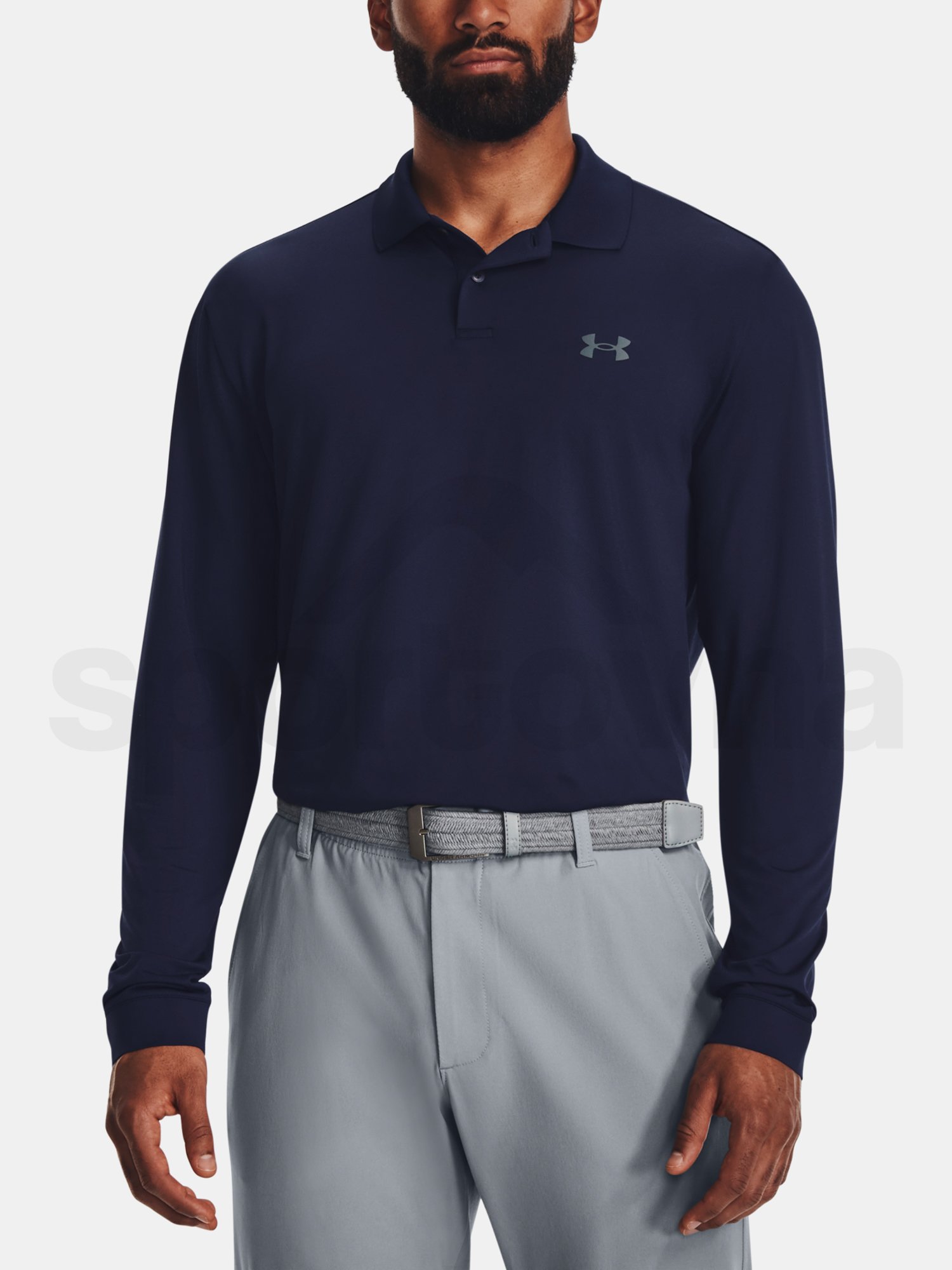 Tričko Under Armour UA Performance 3.0 LS Polo-BLU