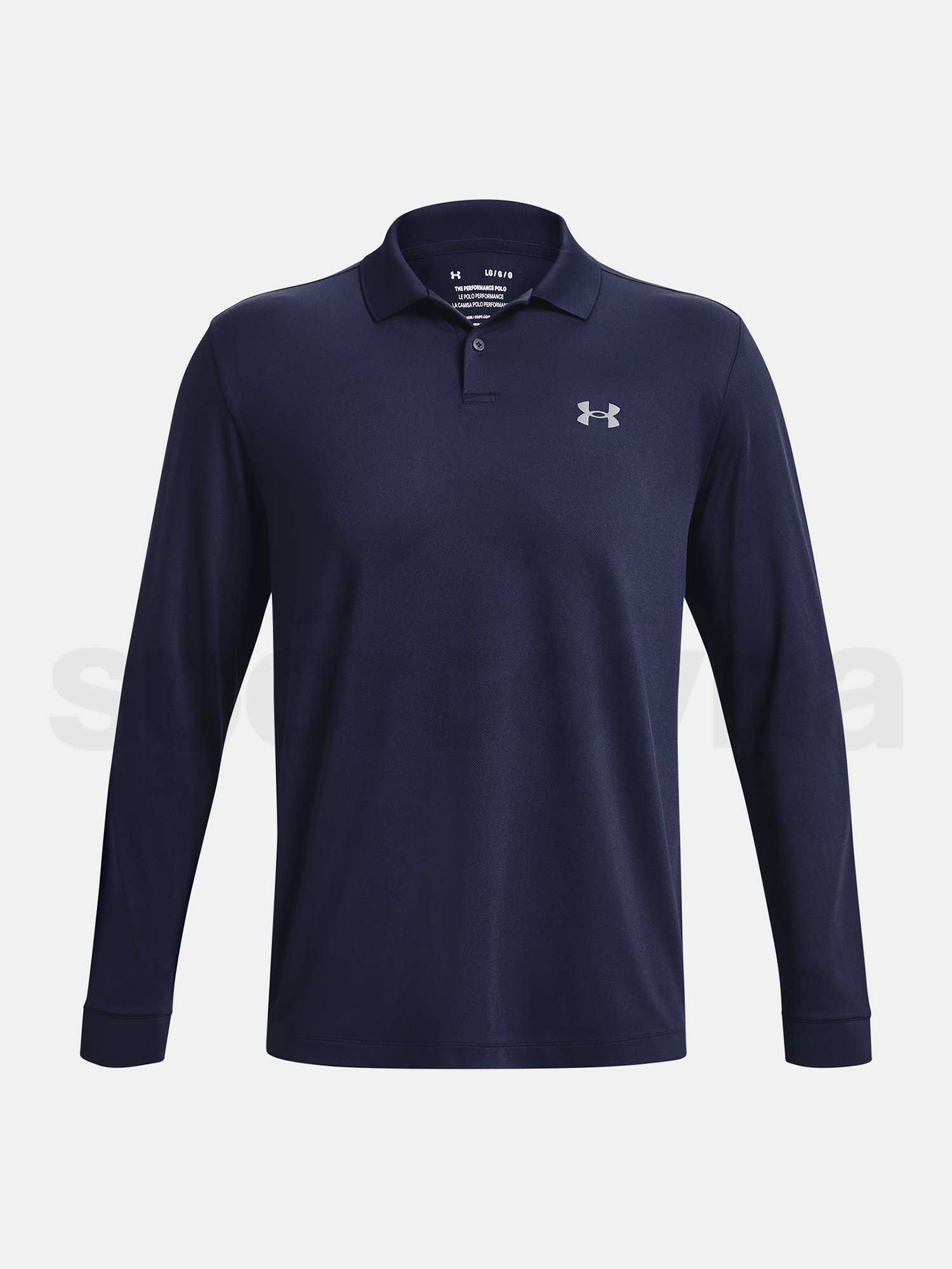 Tričko Under Armour UA Performance 3.0 LS Polo - modrá