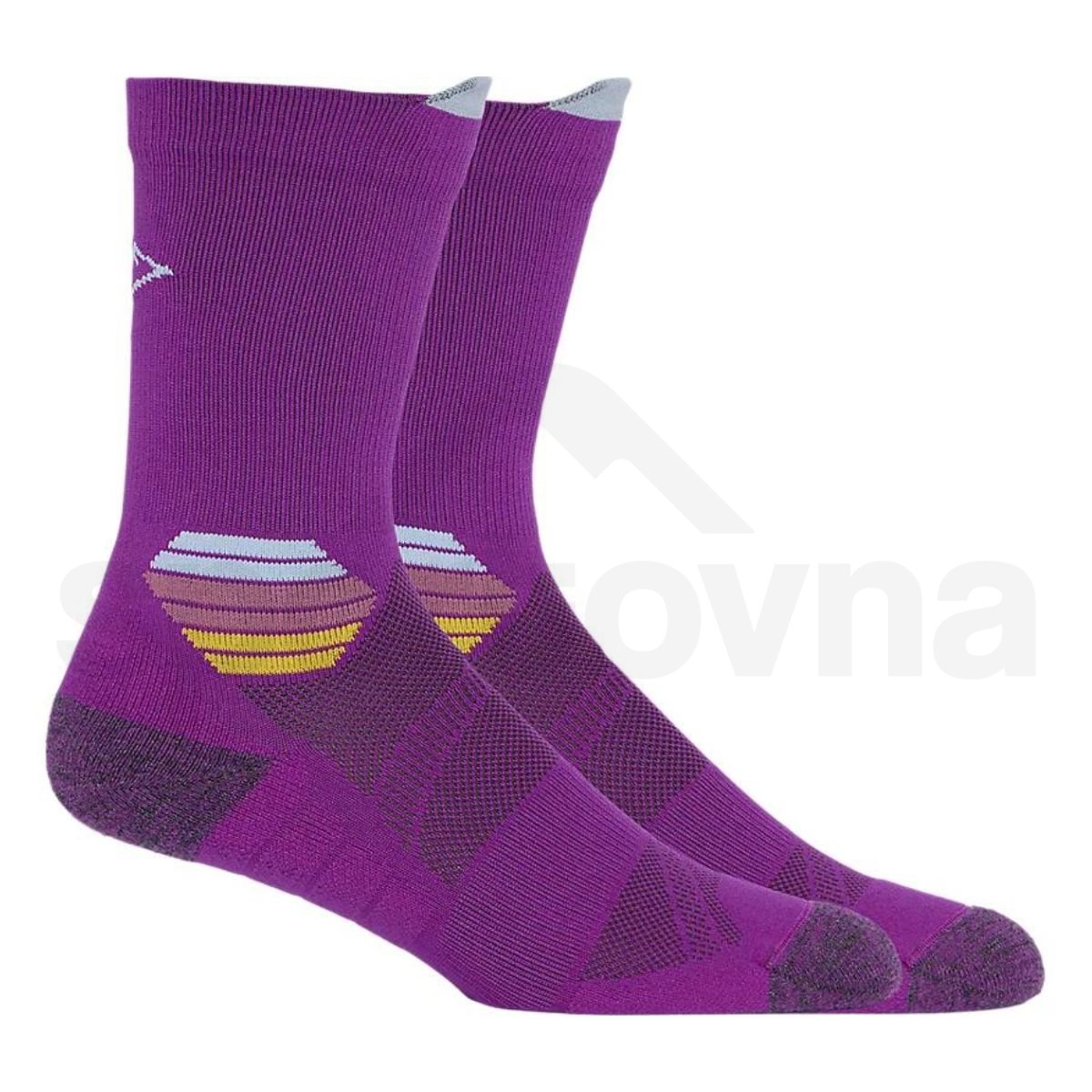 Ponožky Asics Fujitrail Run Crew Sock - fialová
