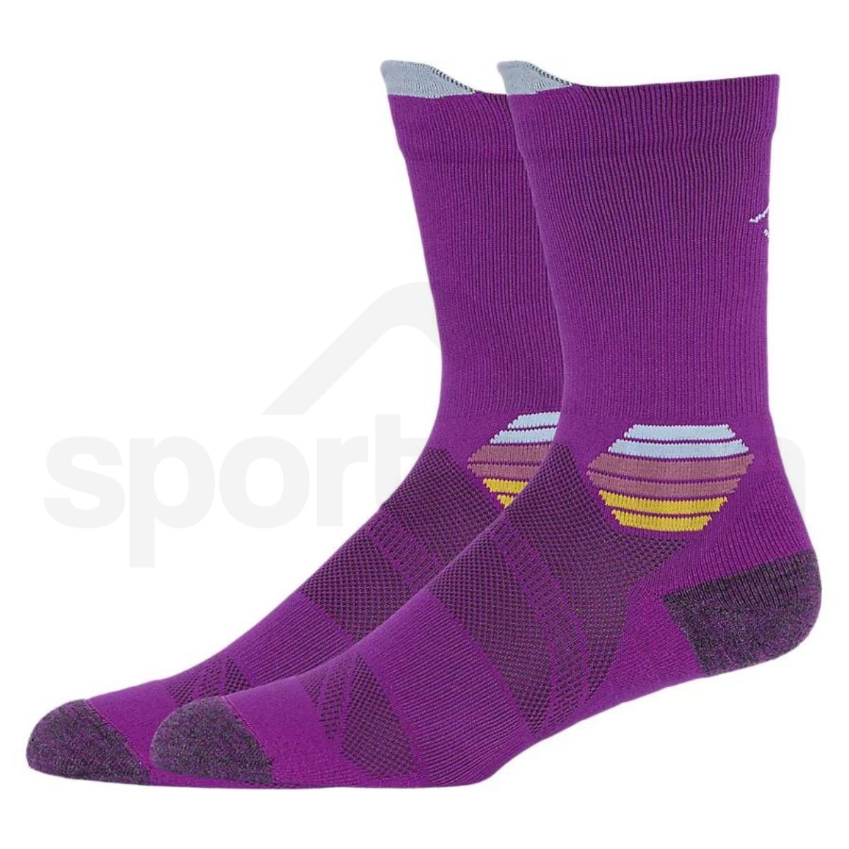 Ponožky Asics Fujitrail Run Crew Sock - fialová