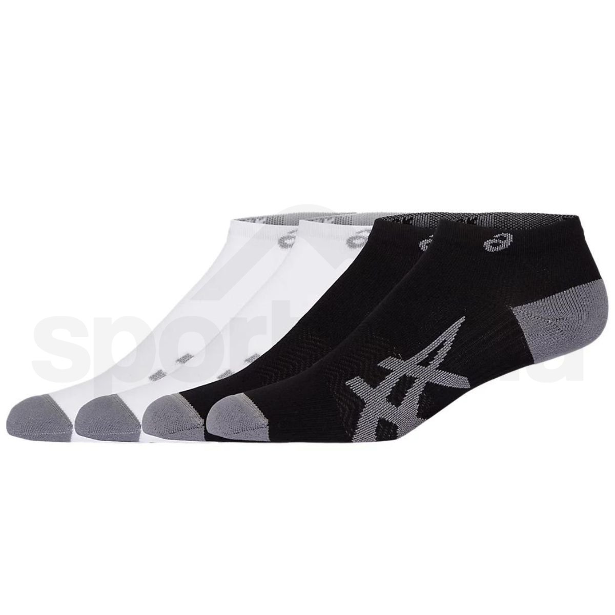 Ponožky Asics 2PPK Light Run Ankle Sock - černá/bílá