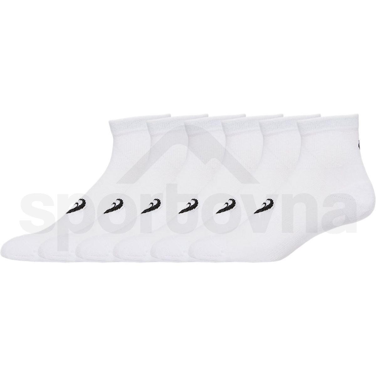 Ponožky Asics 6PPK Quarter Sock - bílá