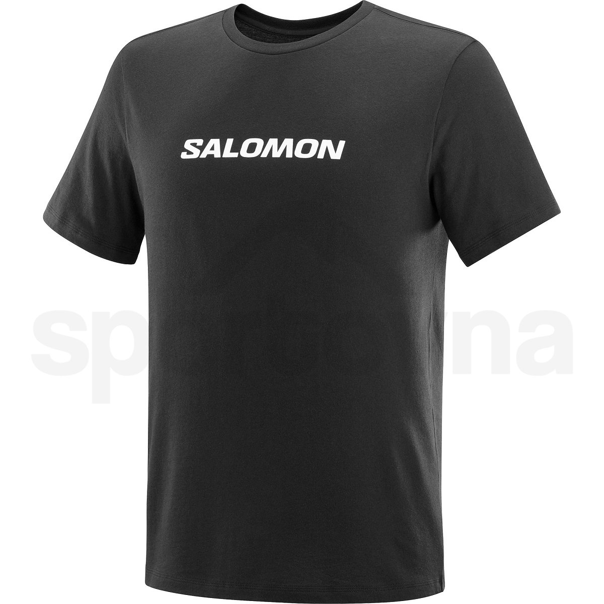 Tričko Salomon Logo Performance SS Tee M - černá