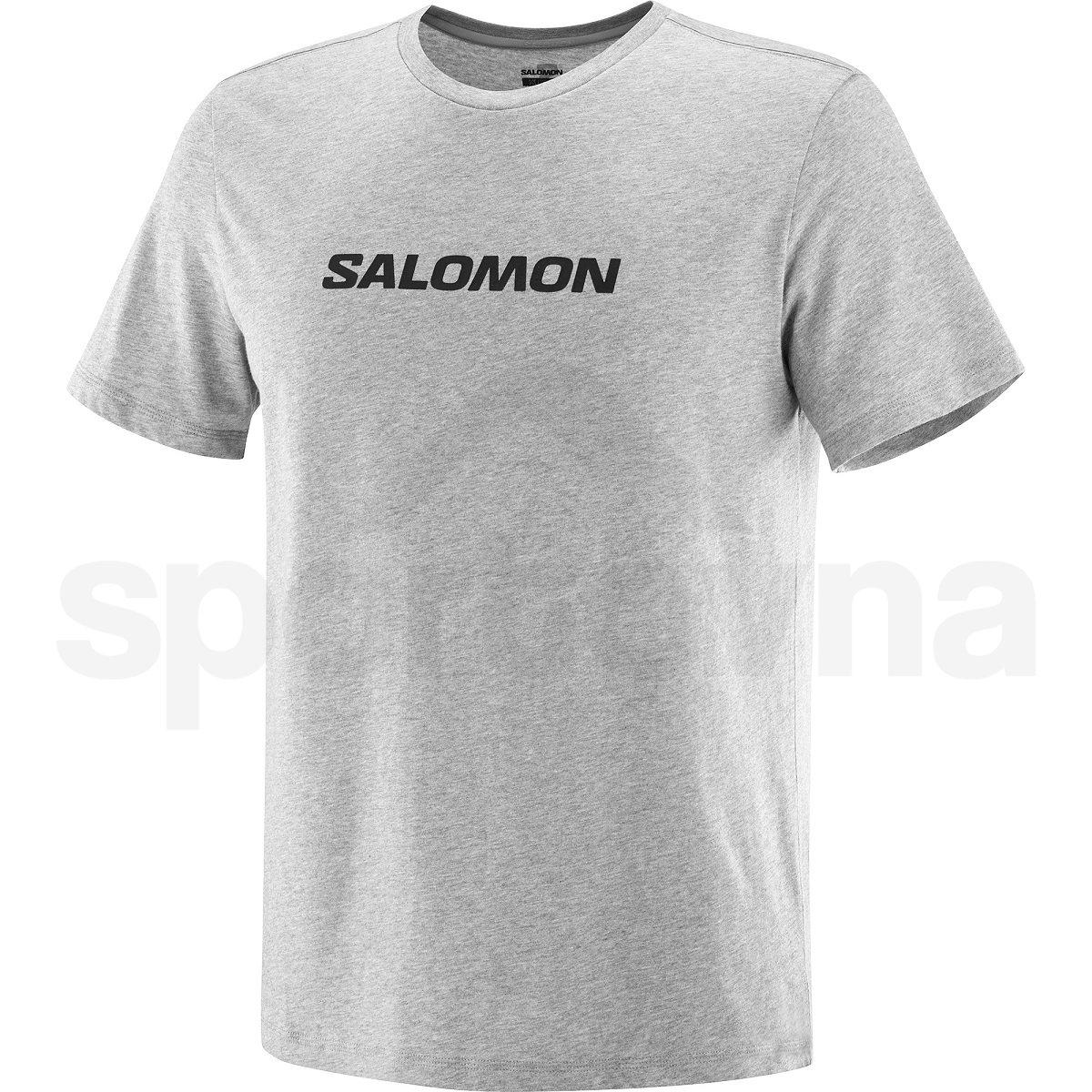 Tričko Salomon Logo Performance SS Tee M - šedá