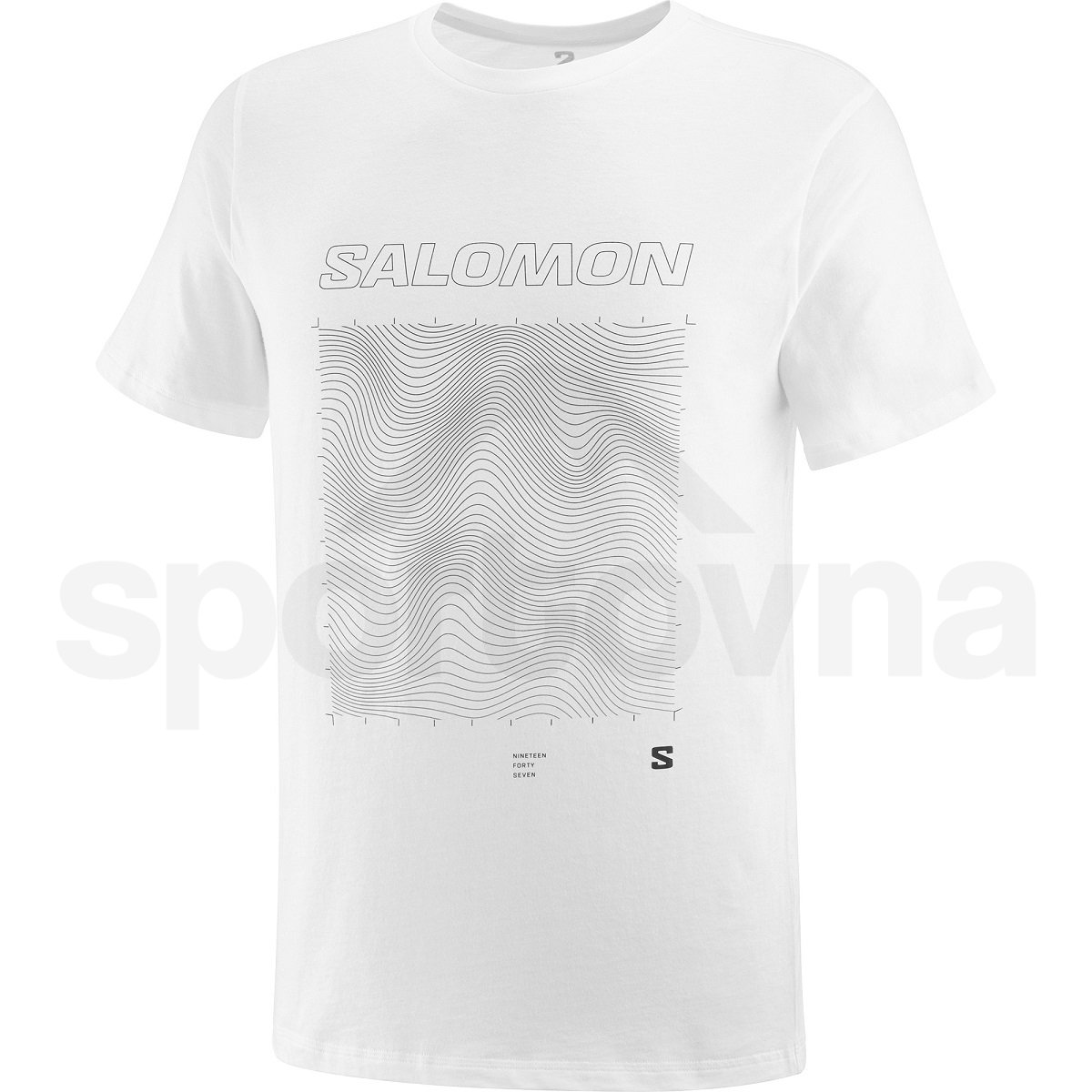 Tričko Salomon Graphic SS Tee M - bílá