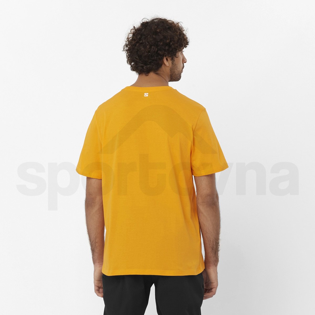 Tričko Salomon Graphic SS Tee M - žlutá