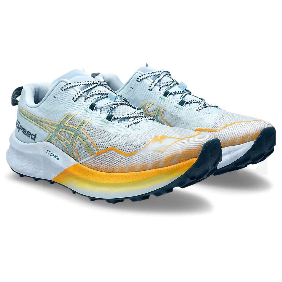 Obuv Asics Fujispeed 2 M - modrá/oranžová