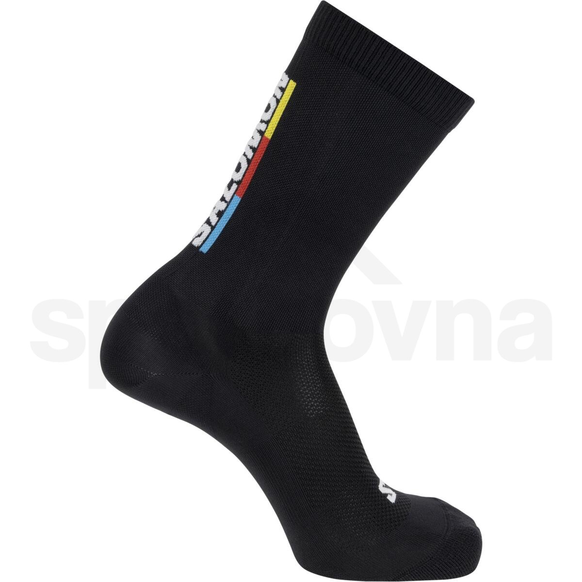 Ponožky Salomon Pulse Race Flag Crew - černá