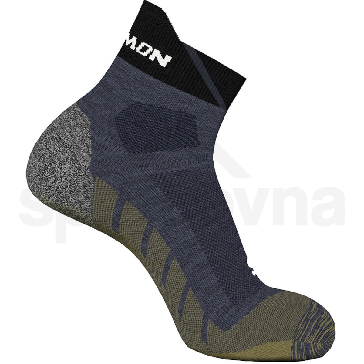 Ponožky Salomon Speedcross Ankle - modrá/černá