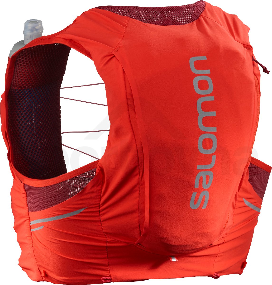 Рюкзак Salomon SENSE PRO 10 W з флягами - червоний/сірий