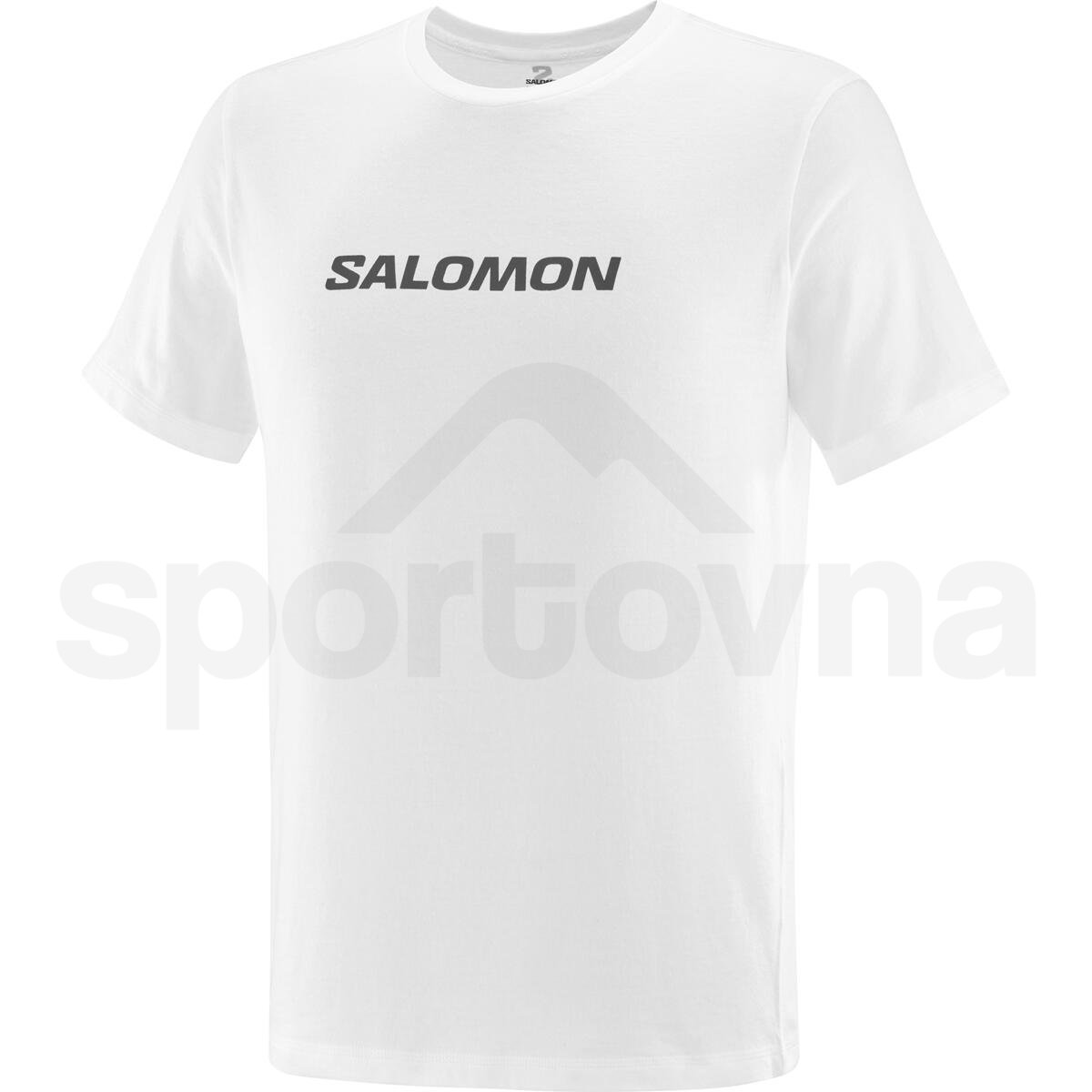 Tričko Salomon Logo Performance SS Tee M - bílá