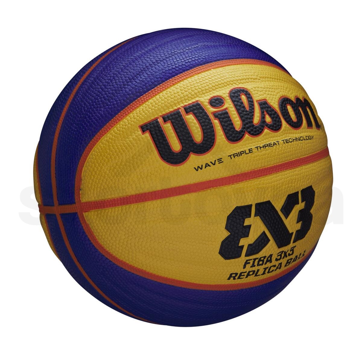 Míč Wilson FIBA 3X3 Replica Rbr Basketball - žlutá/modrá/oranžová